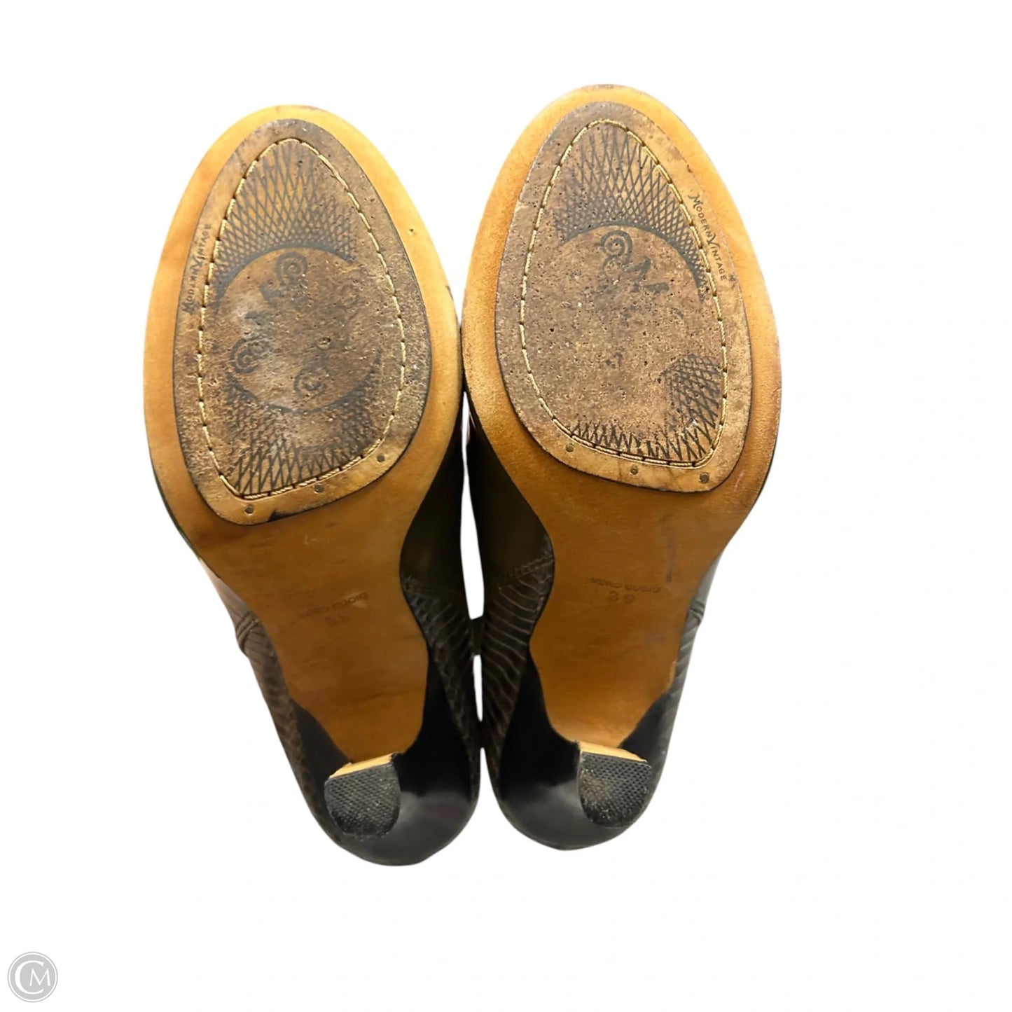Shoes Heels Stiletto By Modern Vintage In Green, Size: 8.5