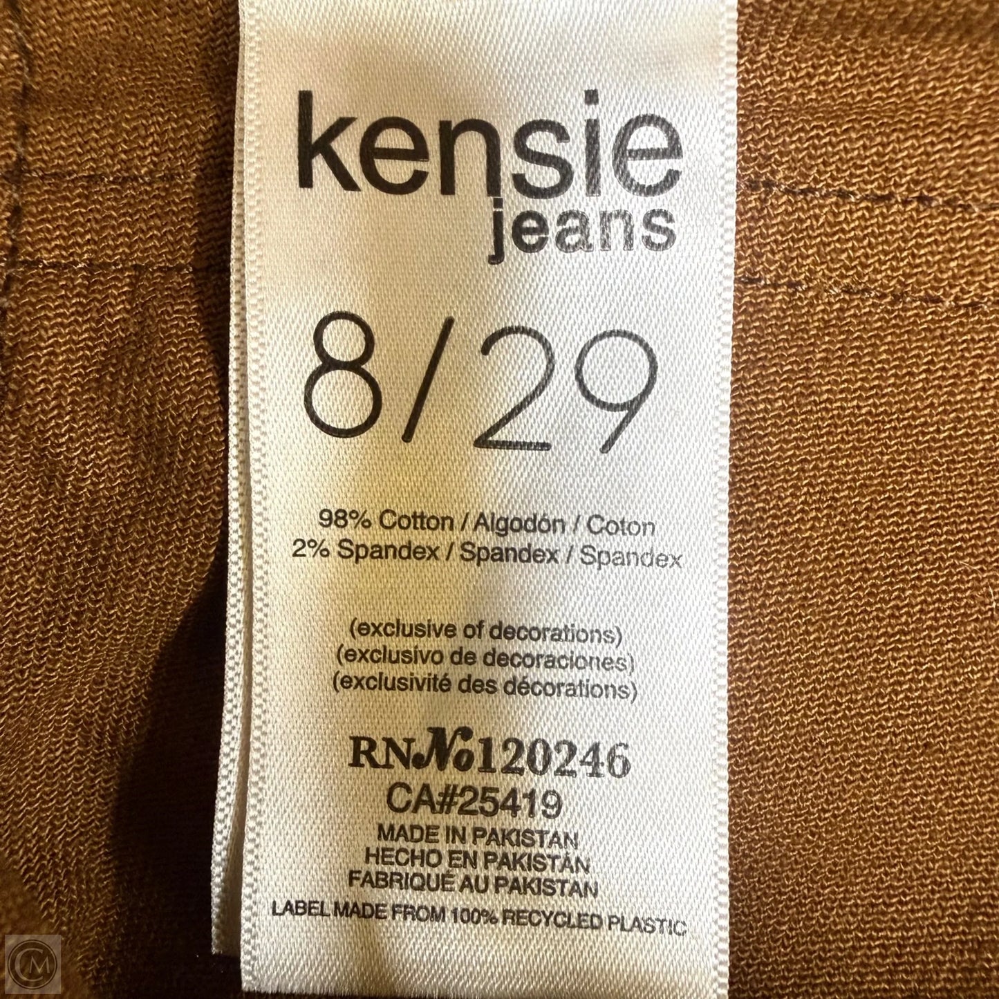 Jeans Boyfriend By Kensie In Orange, Size: 8