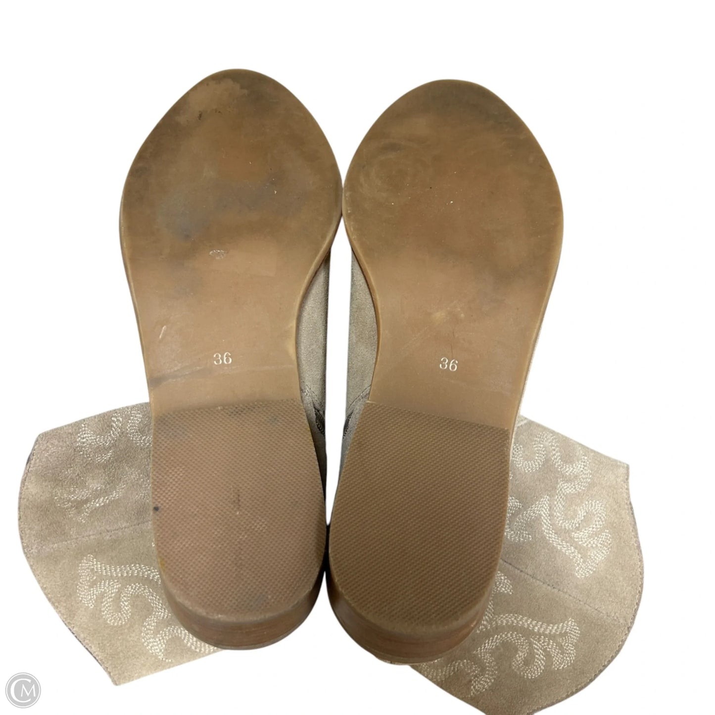 Boots Ankle Heels By Silent D In Beige, Size: 5.5