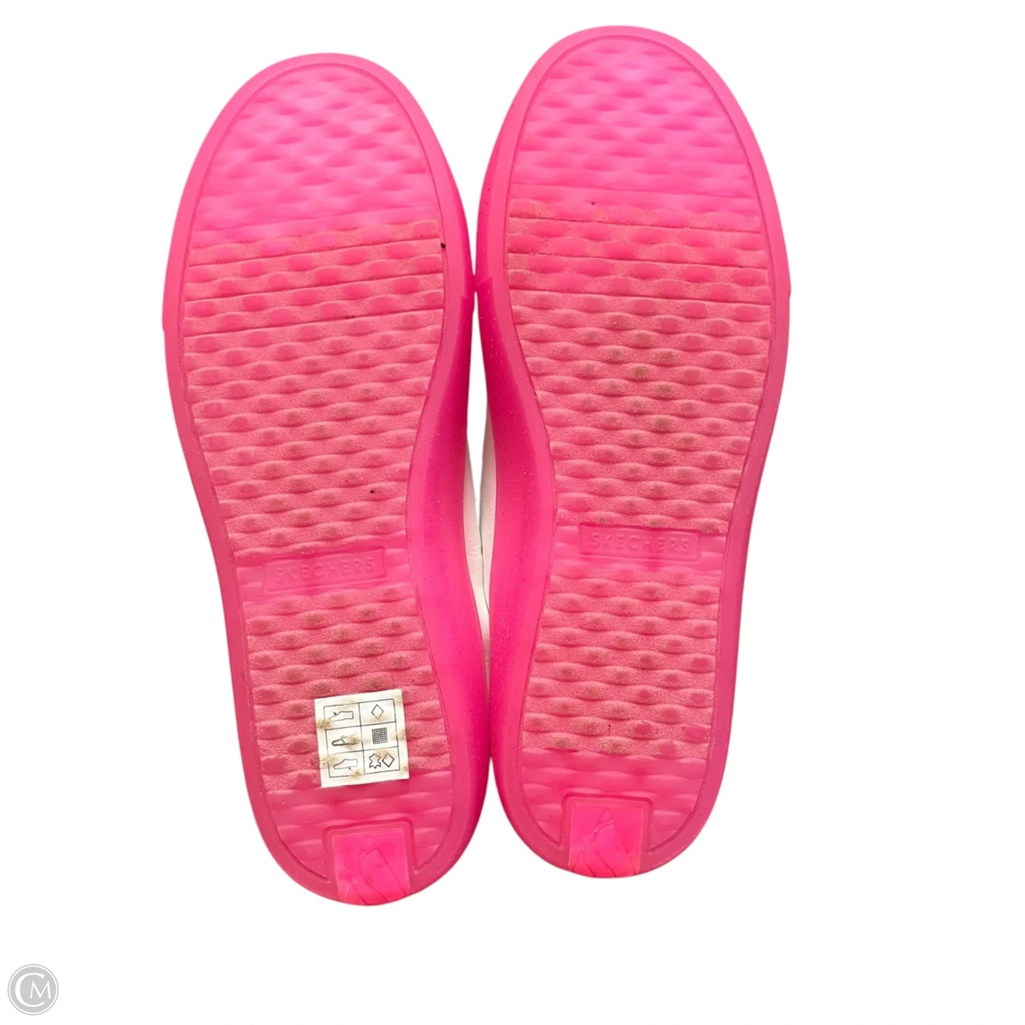 Shoes Sneakers By Skechers In Pink & White, Size: 7.5