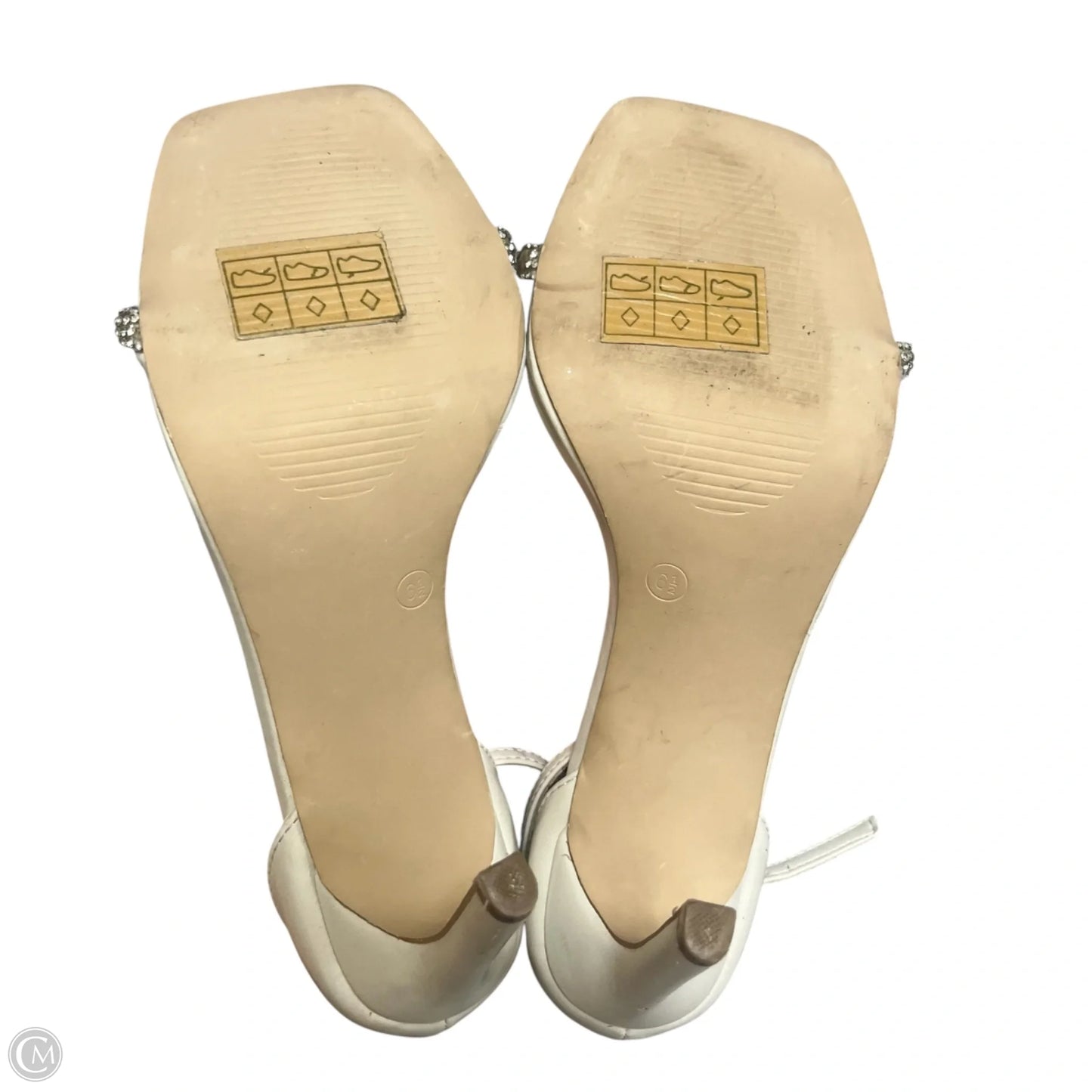 Sandals Heels Stiletto By Tru Comfort Foam In Beige, Size: 6.5
