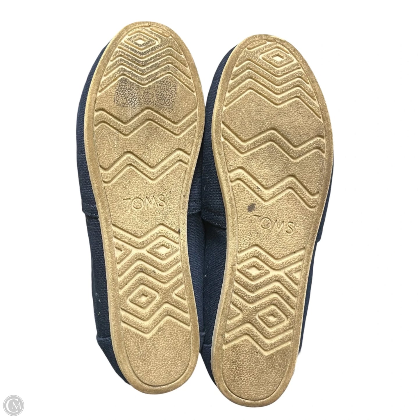 Shoes Flats By Toms In Navy, Size: 8
