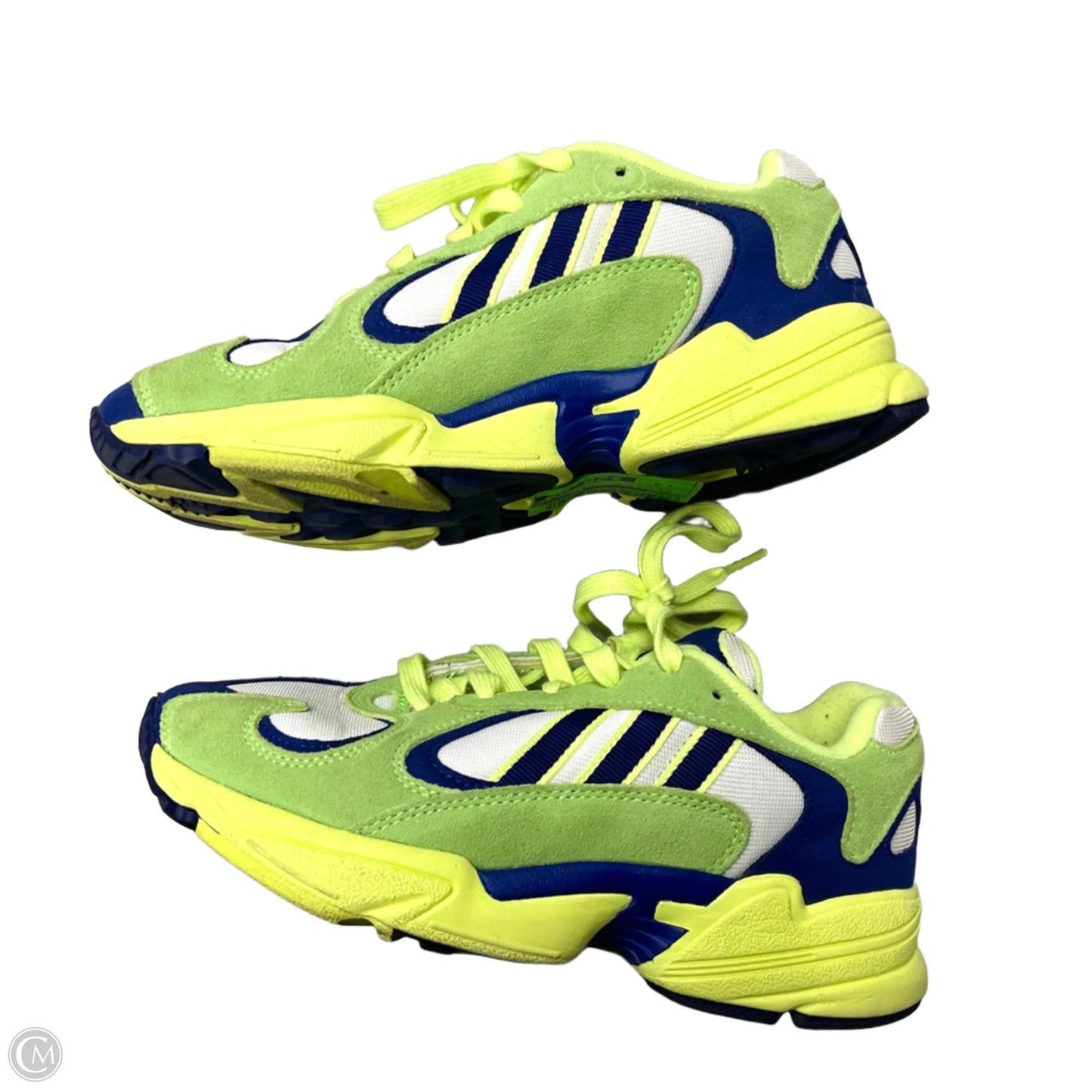 Shoes Athletic By Adidas In Blue & Yellow, Size: 6.5