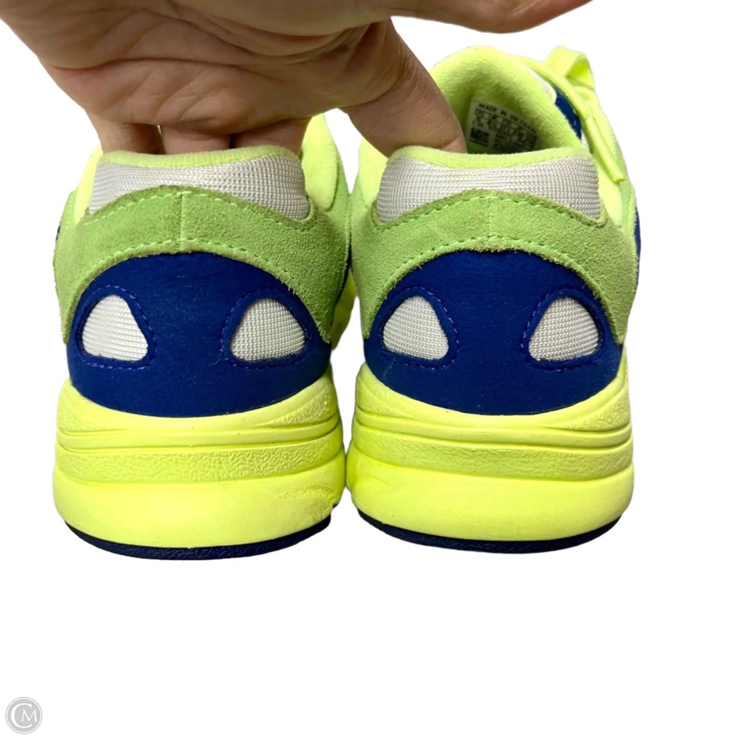 Shoes Athletic By Adidas In Blue & Yellow, Size: 6.5