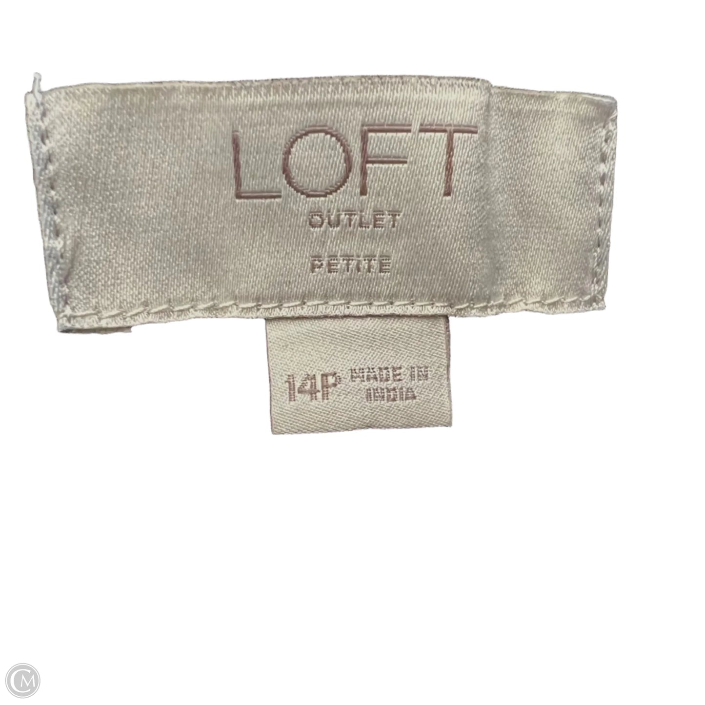 Pants Dress By Loft In Black, Size: 14p