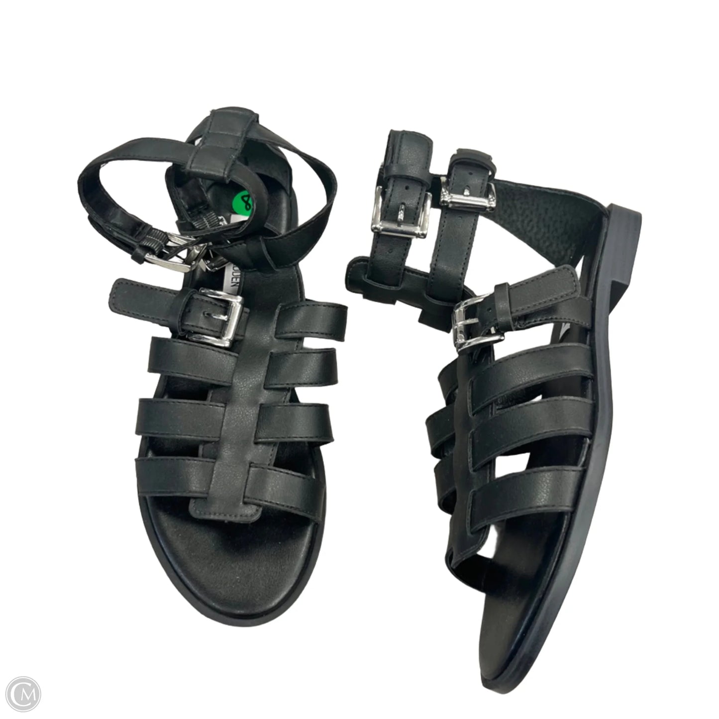 Sandals Flats By Steve Madden In Black, Size: 8