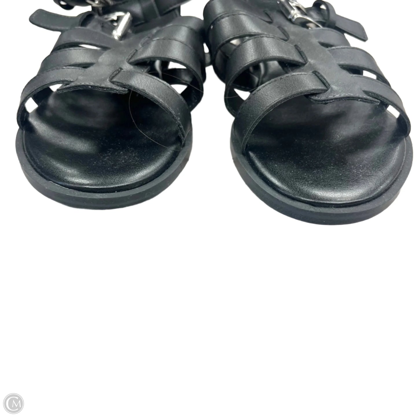 Sandals Flats By Steve Madden In Black, Size: 8