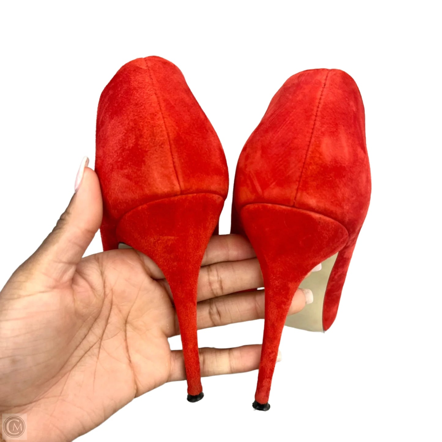Shoes Heels Stiletto By Guess In Red, Size: 10