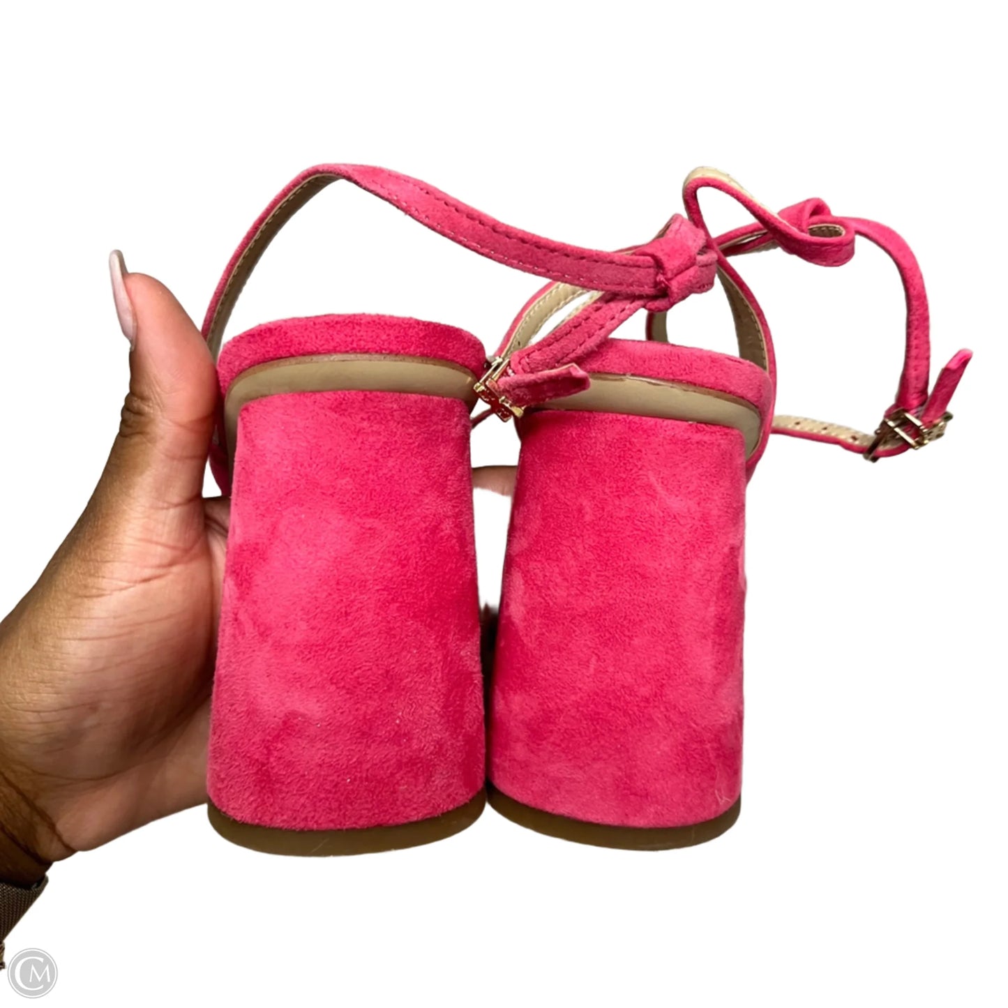 Sandals Heels Block By Sam Edelman In Pink, Size: 7.5