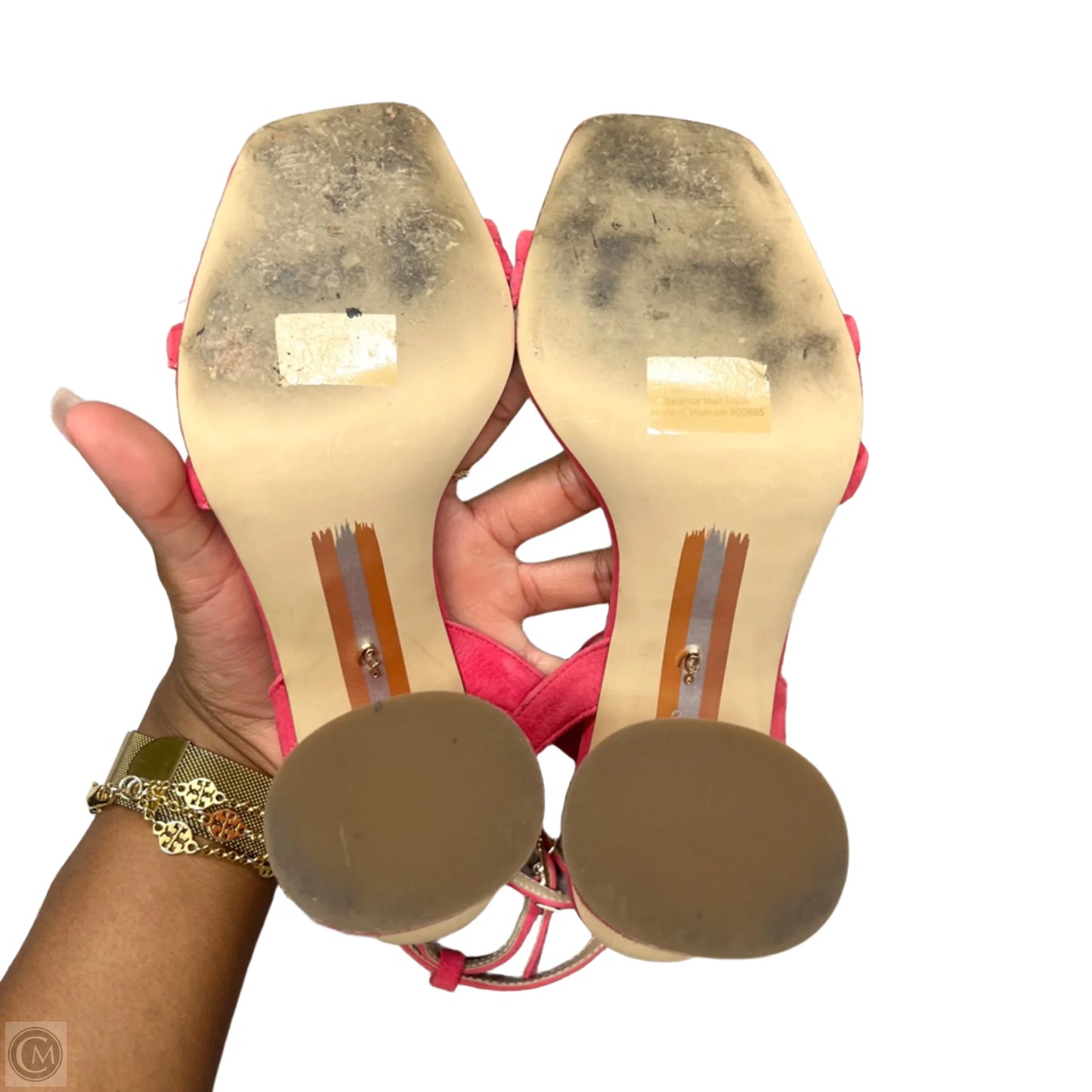 Sandals Heels Block By Sam Edelman In Pink, Size: 7.5