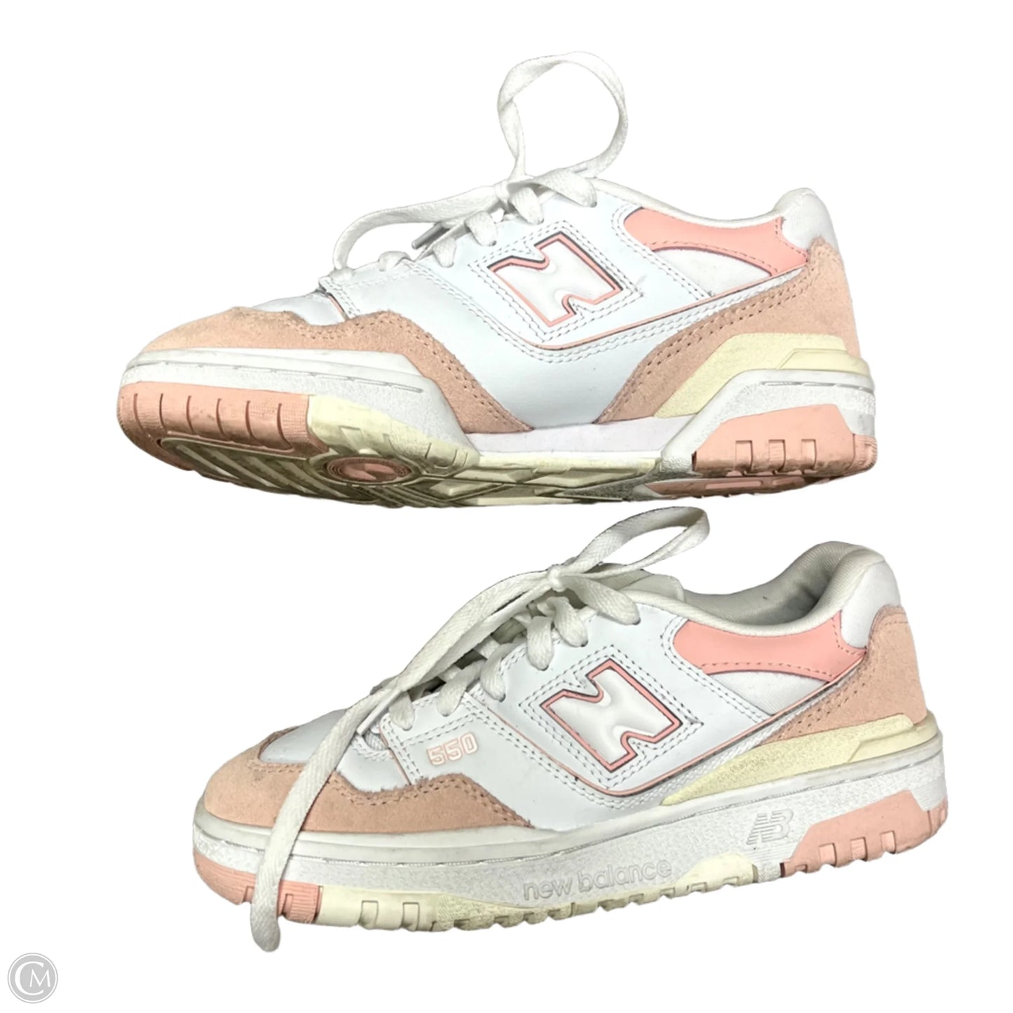 Shoes Athletic By New Balance In Pink & White, Size: 7.5