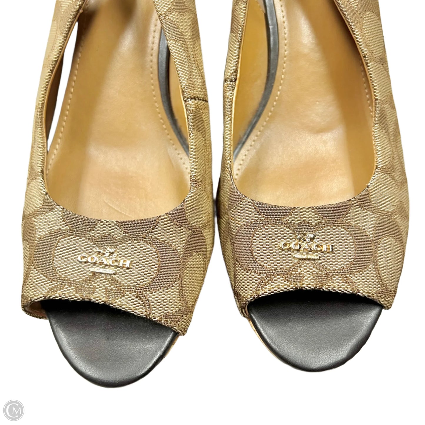 Sandals Designer By Coach In Brown, Size: 10