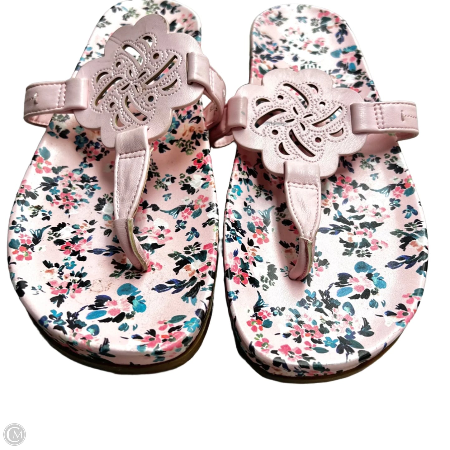 Sandals Flats In Pink, Size: 9