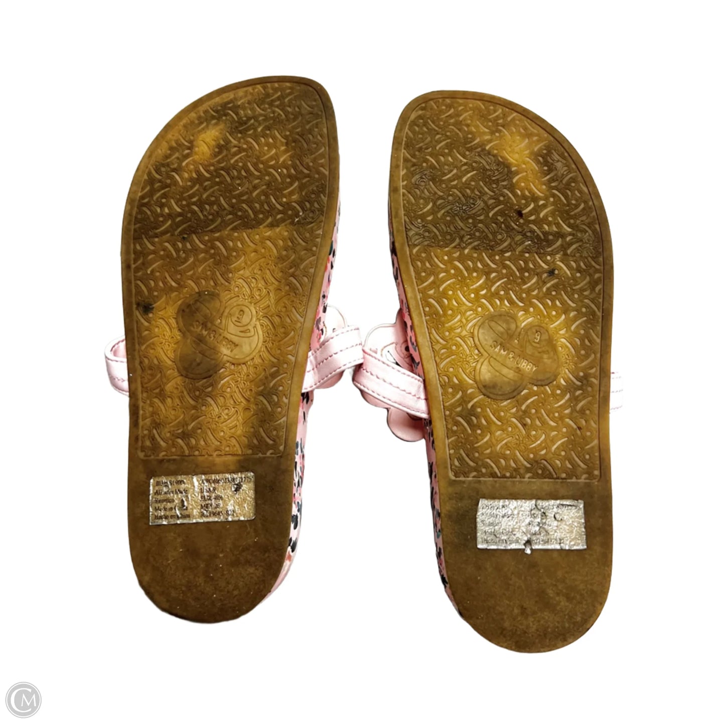 Sandals Flats In Pink, Size: 9