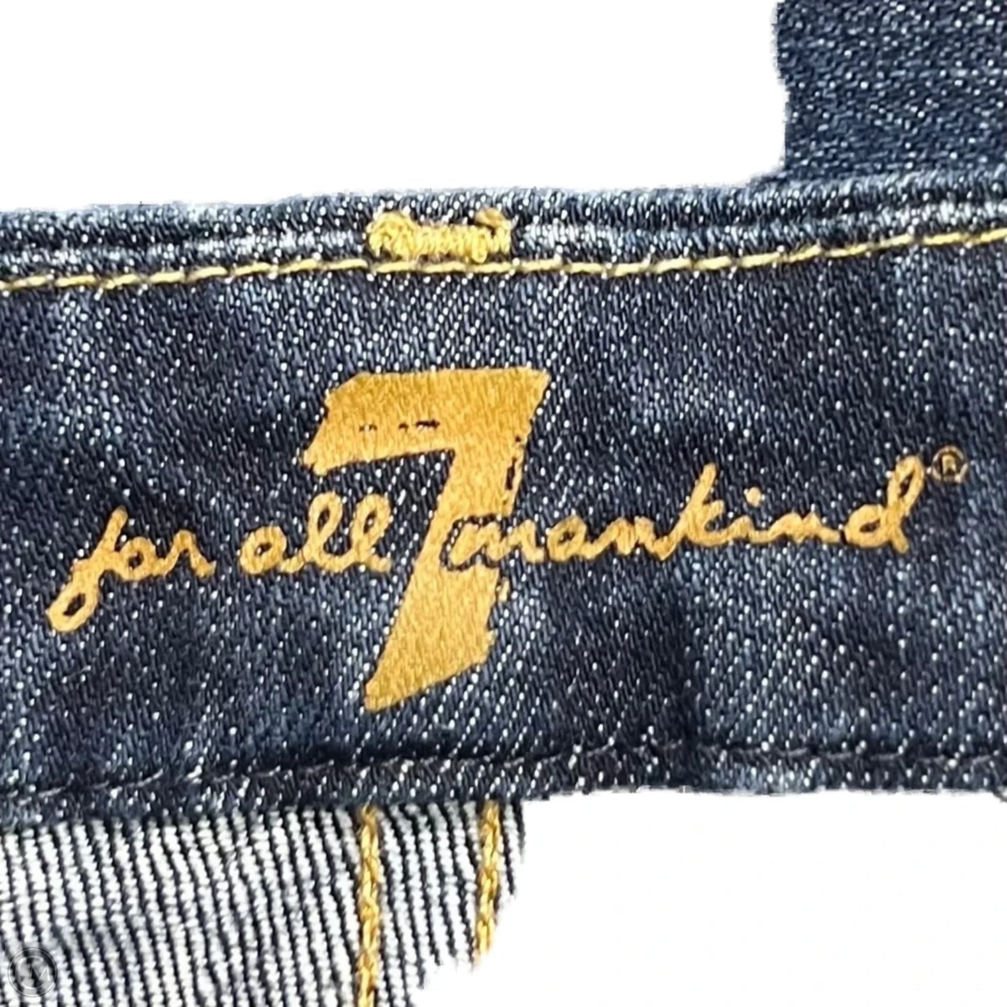 Shorts By 7 For All Mankind In Blue Denim, Size: 14