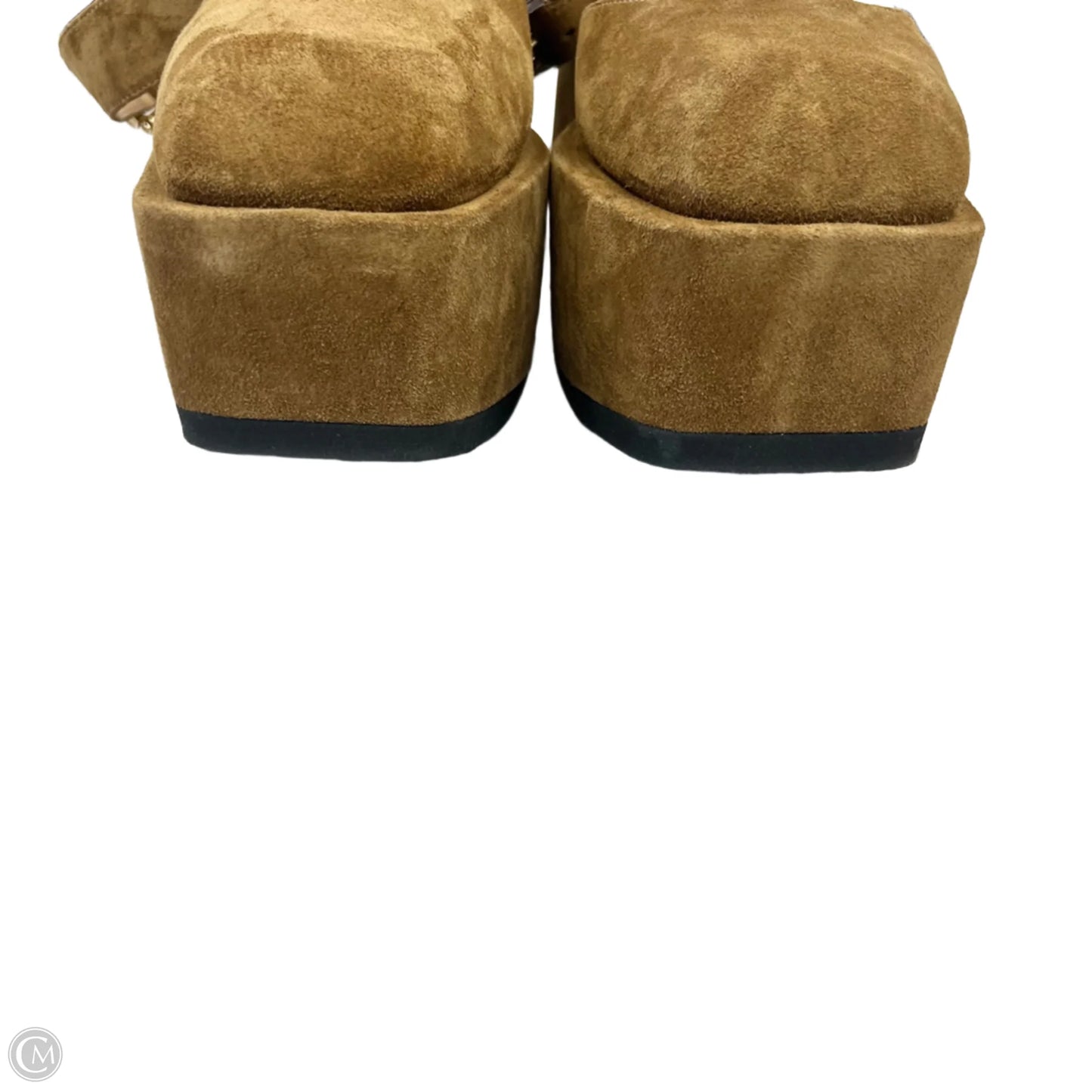 Shoes Heels Block By Nodaleta In Brown, Size: 9.5
