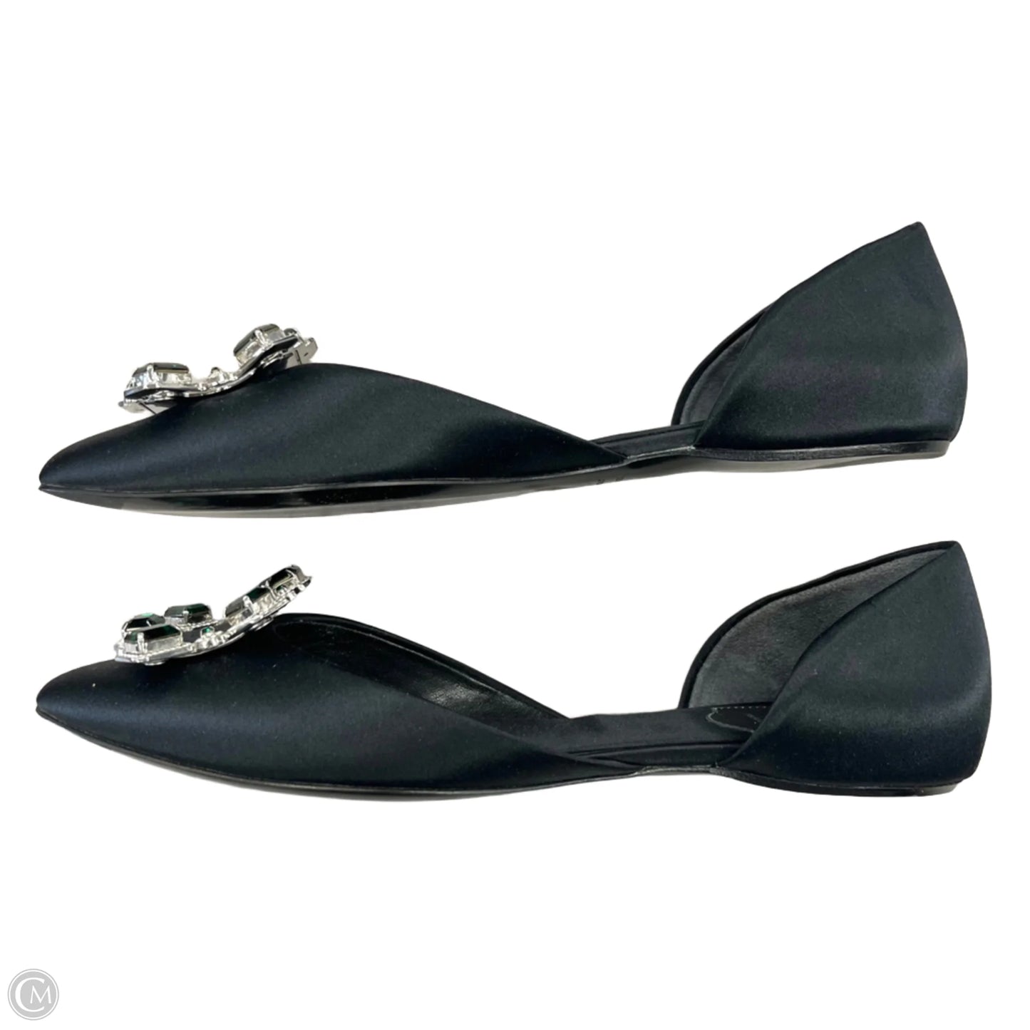 Shoes Designer By Roger Vivier In Black & Green, Size: 8.5