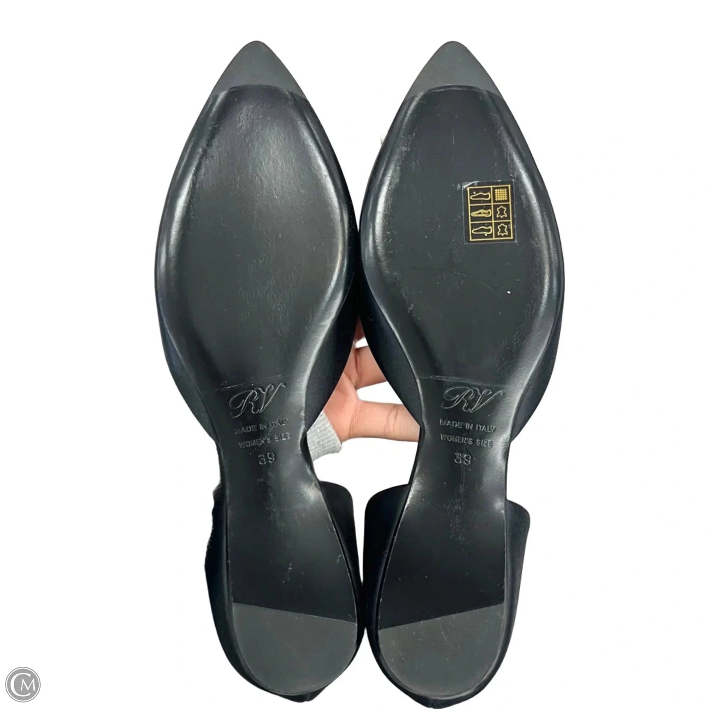 Shoes Designer By Roger Vivier In Black & Green, Size: 8.5