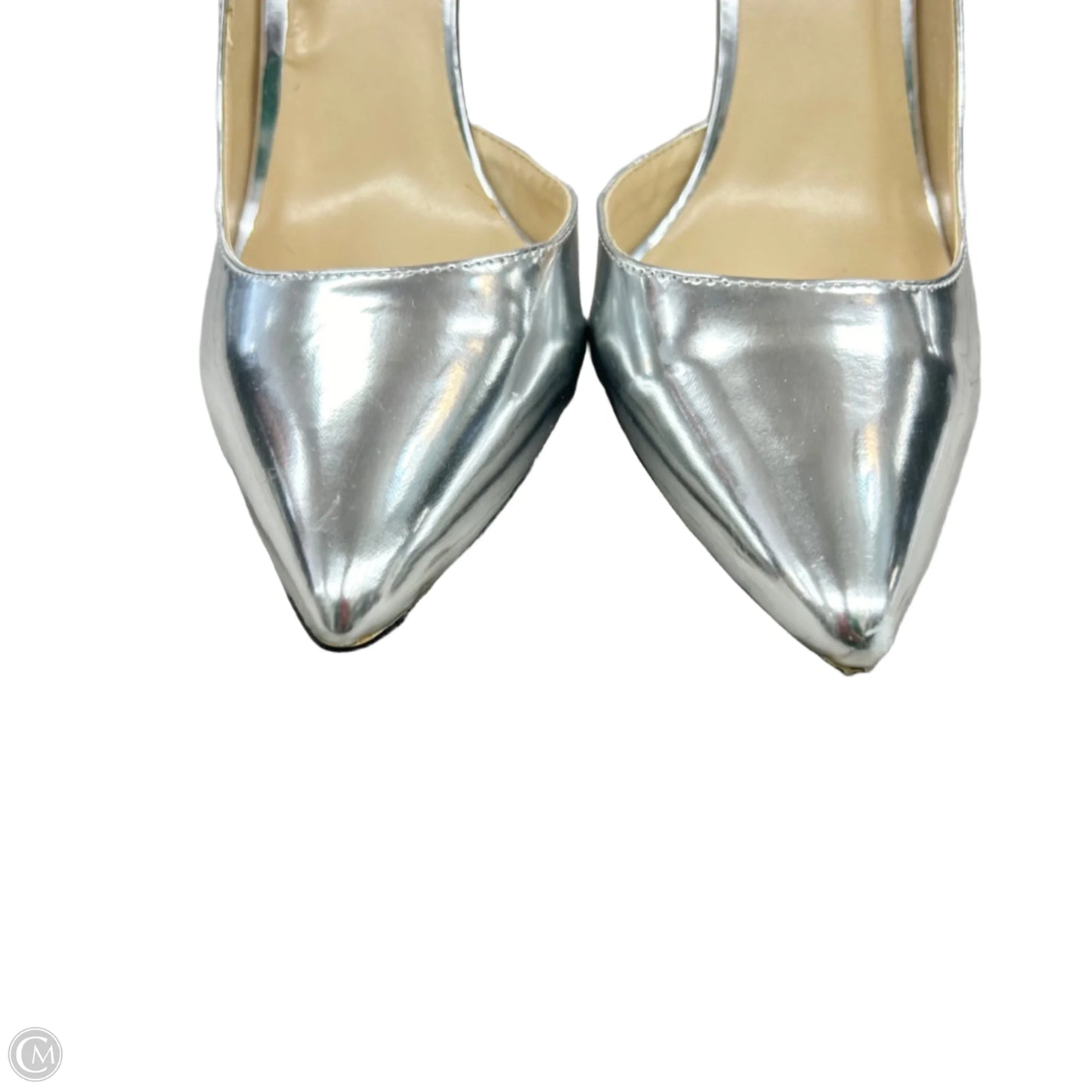 Shoes Heels Stiletto By Shoedazzle In Silver, Size: 11