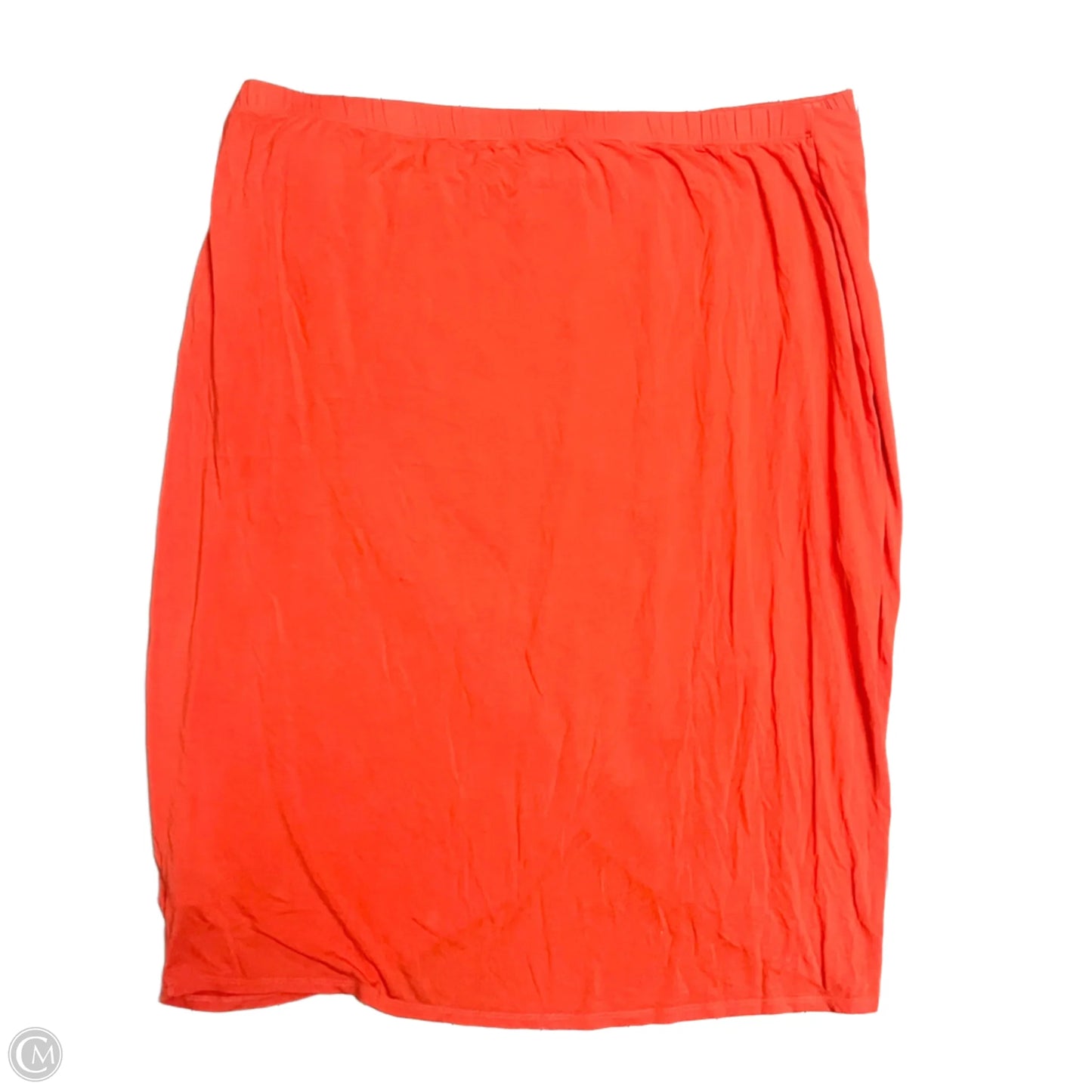 Skirt Midi By Ava & Viv In Orange, Size: 3x