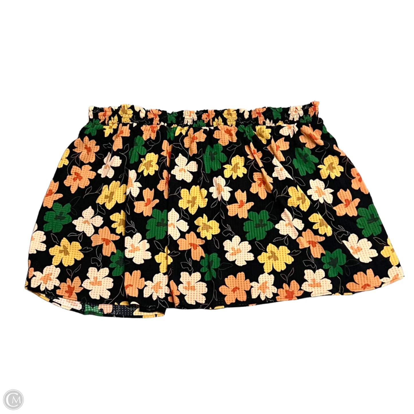Skirt Mini & Short By Who What Wear In Black & Orange, Size: 4x