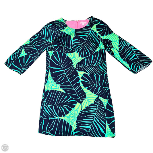 Dress Designer By Lilly Pulitzer In Blue & Green, Size: S