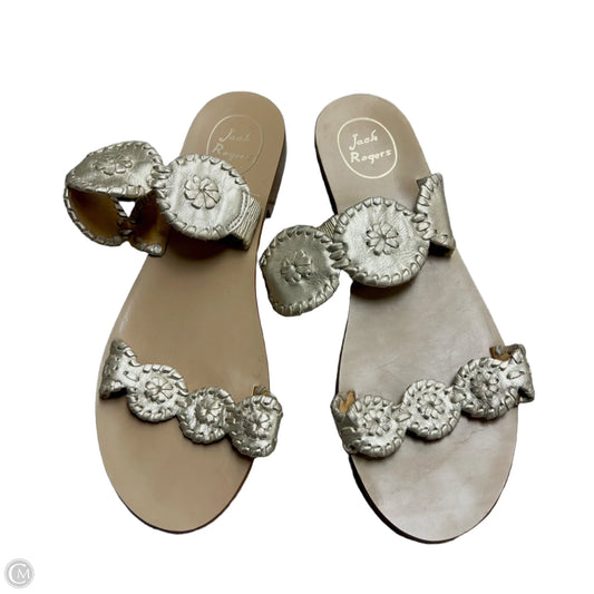 Sandals Flats By Jack Rogers In Gold, Size: 10