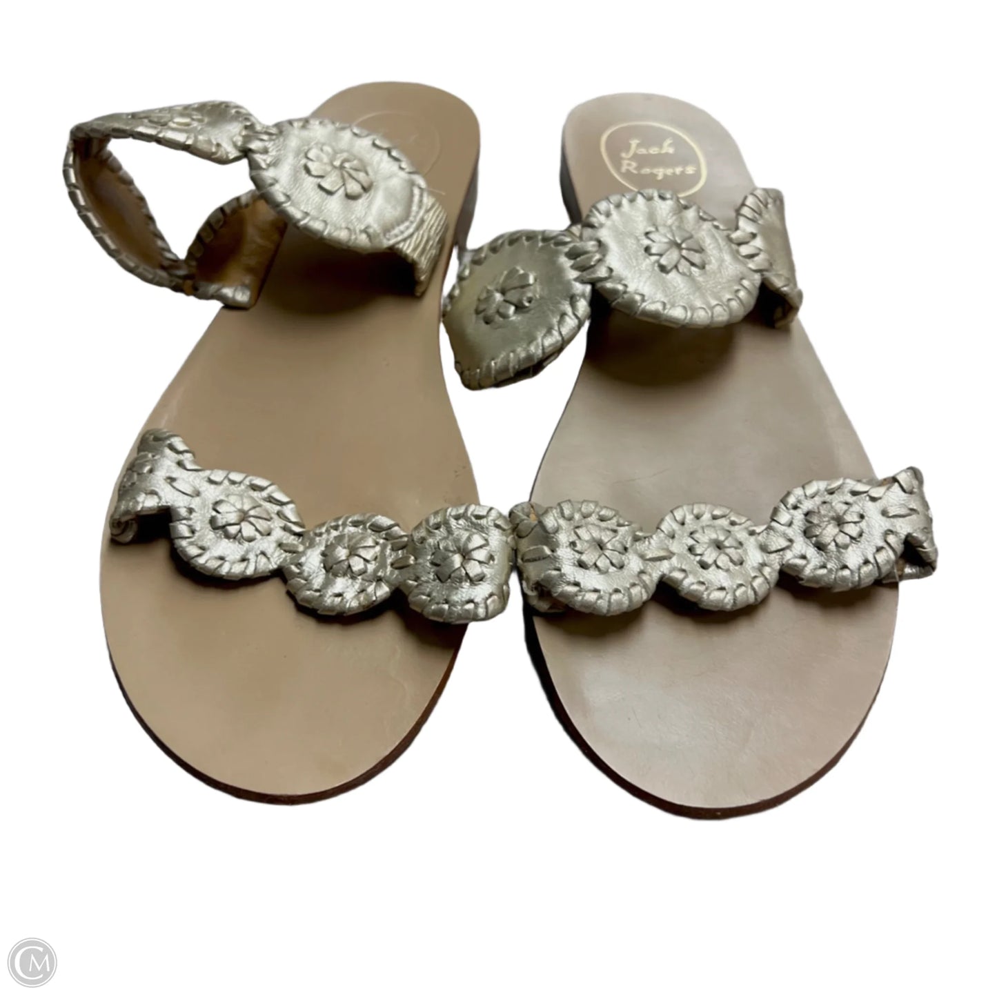 Sandals Flats By Jack Rogers In Gold, Size: 10