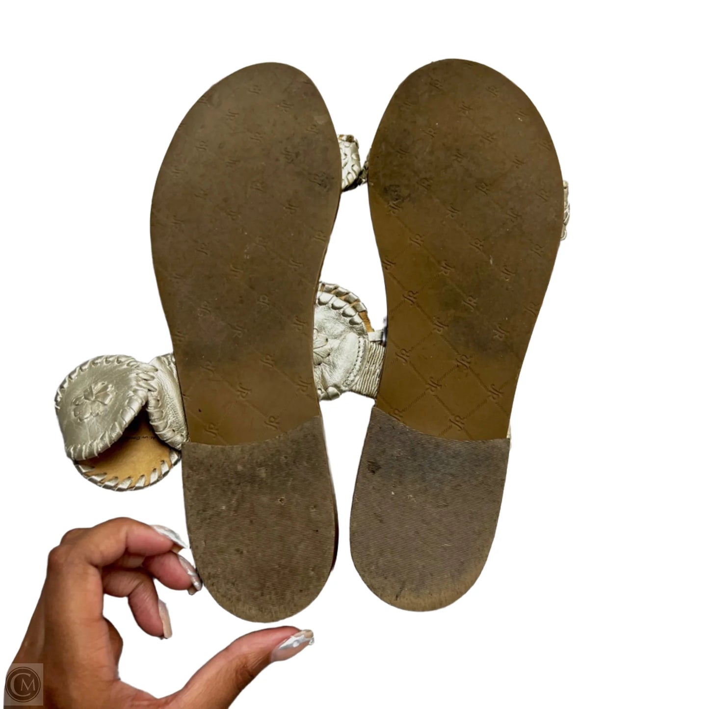 Sandals Flats By Jack Rogers In Gold, Size: 10