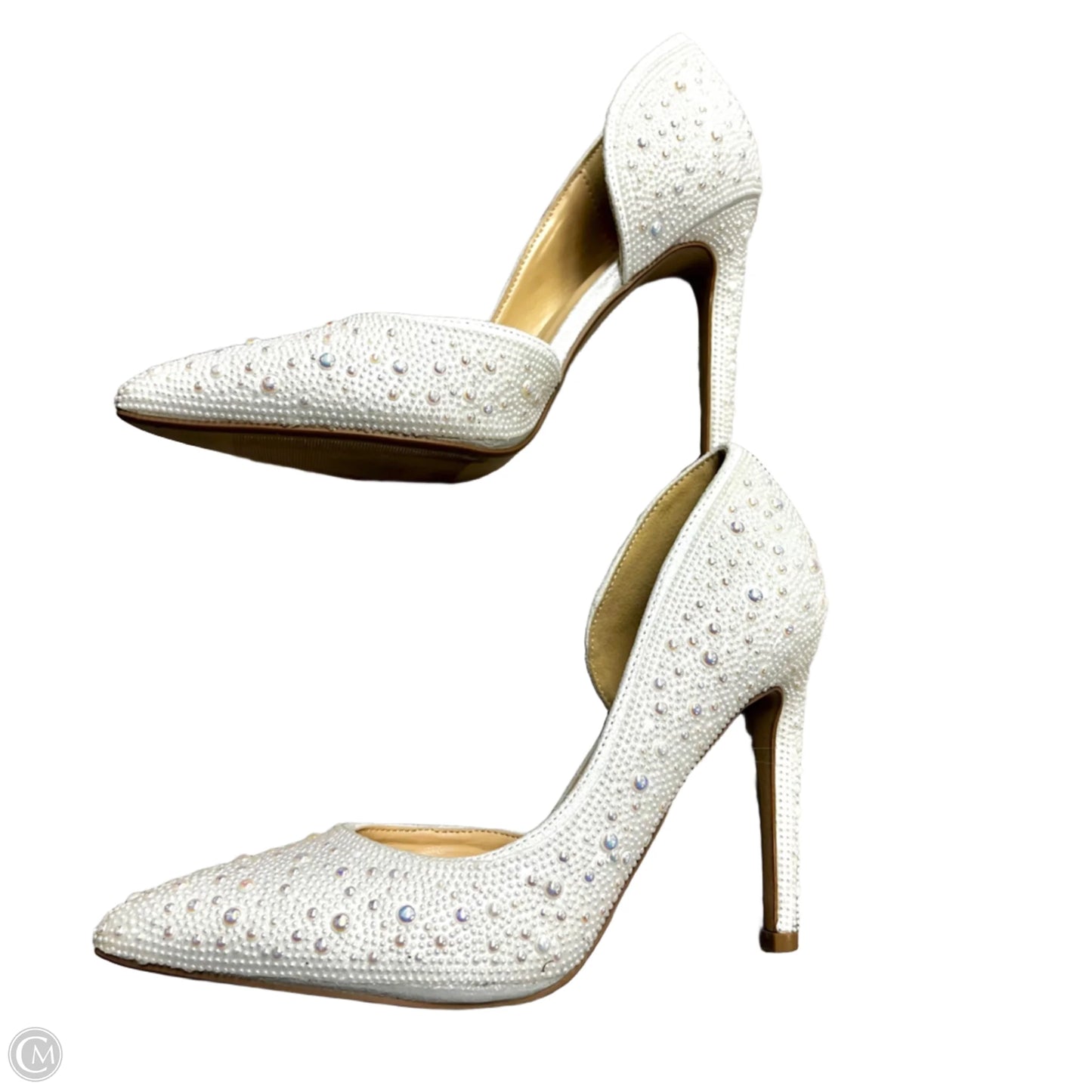 Shoes Heels Stiletto By D Bellissimo In White, Size: 8