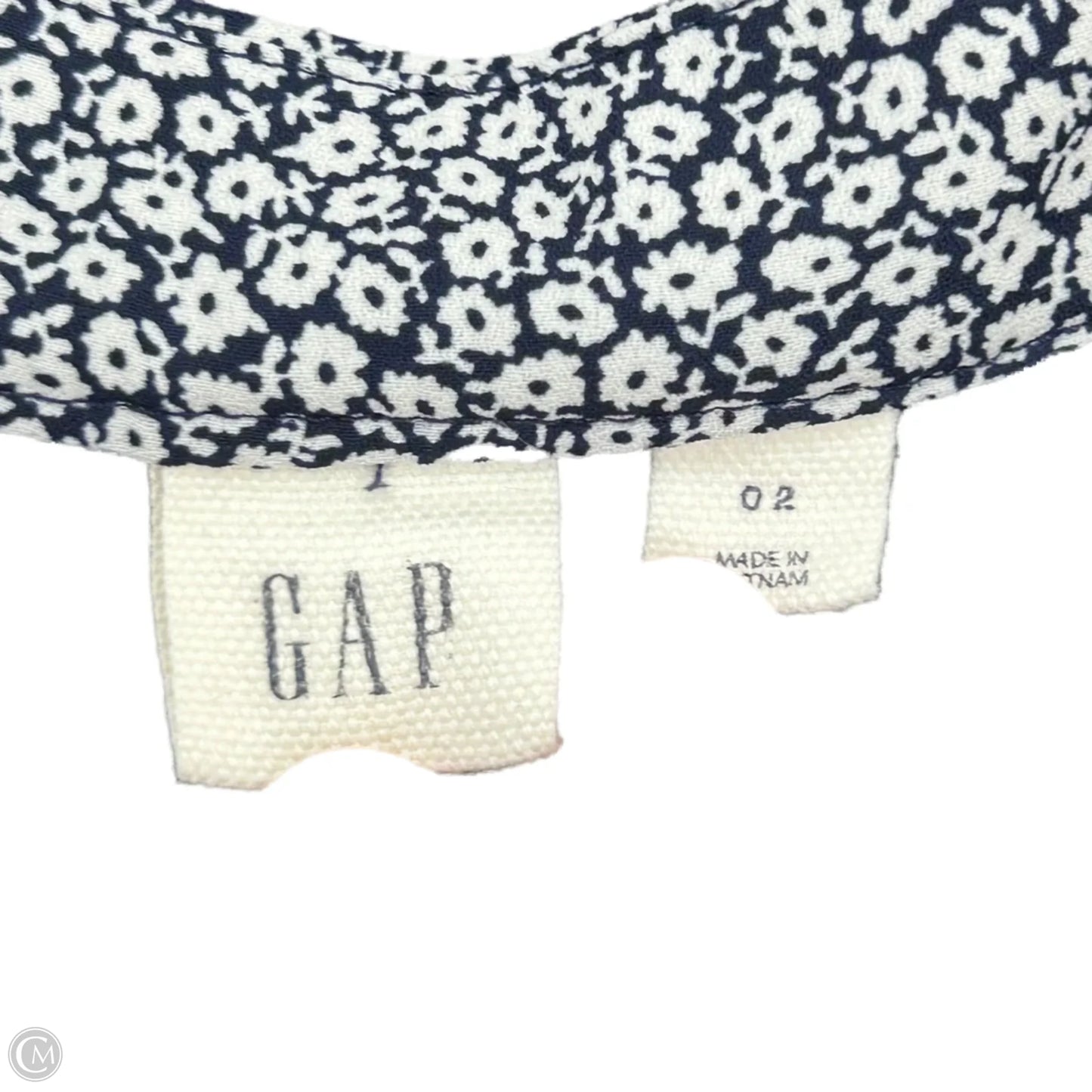 Skirt Mini & Short By Gap In Blue & White, Size: 2