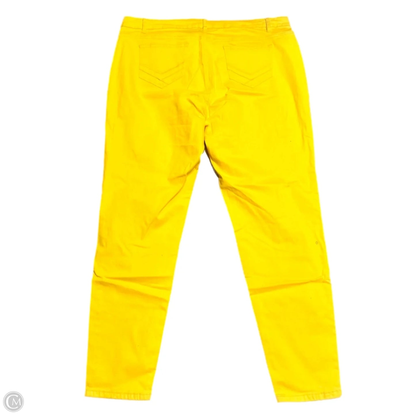 Jeans Skinny By Ashley Stewart In Yellow, Size: 22