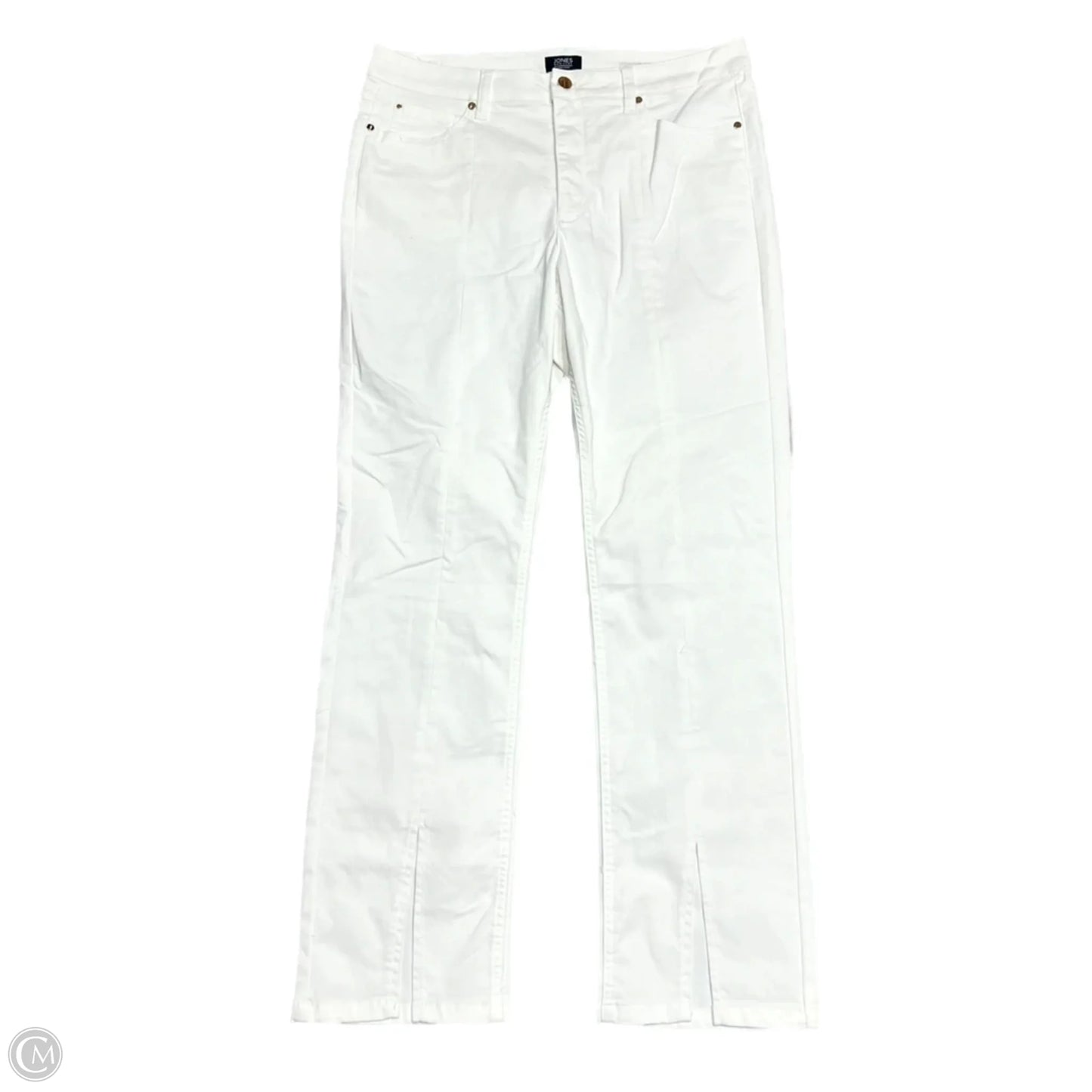 Jeans Boyfriend By Jones New York In White, Size: 12