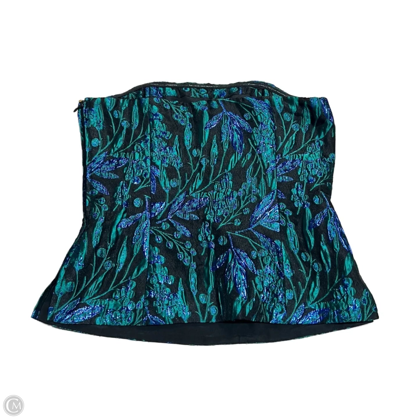 Top Sleeveless Designer By Lilly Pulitzer In Black & Green, Size: S