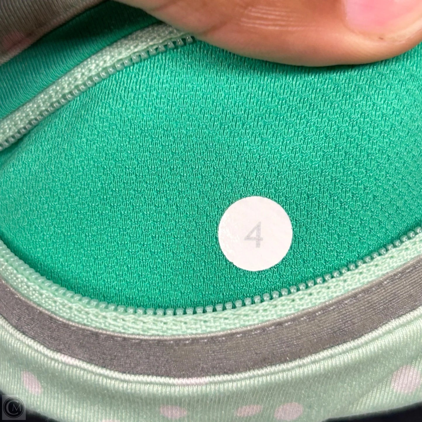 Athletic Capris By Lululemon In Black & Green, Size: 4