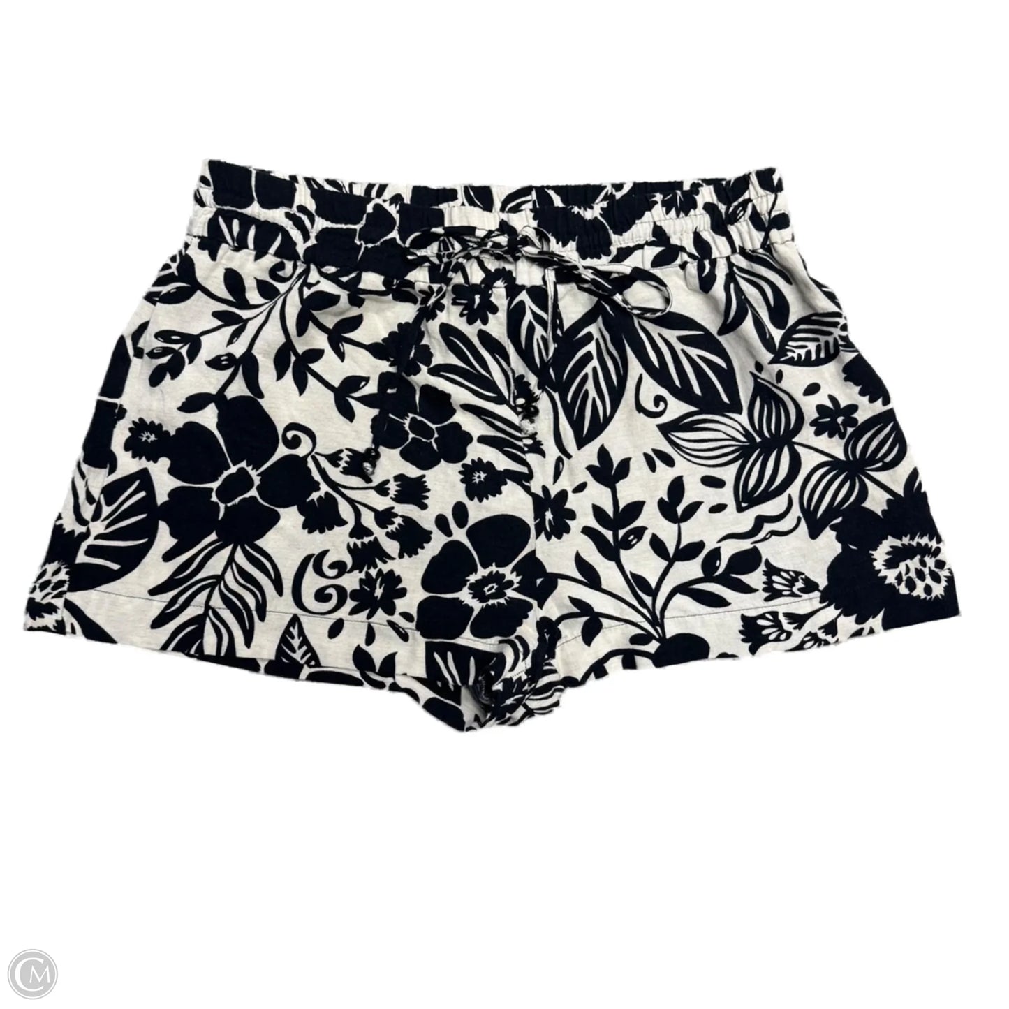 Shorts By Zara In Black & White, Size: Xl