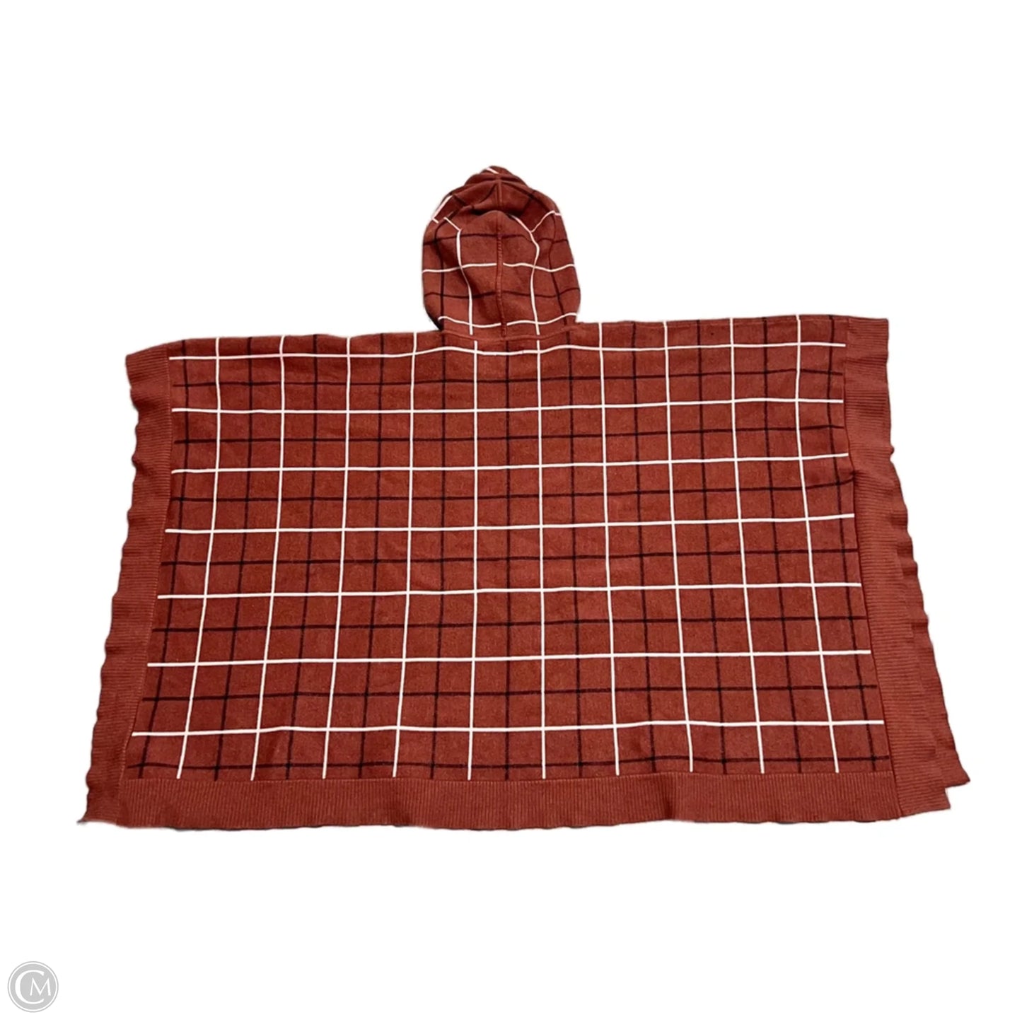 Poncho By Tahari By Arthur Levine In Black & Brown, Size: Osfm