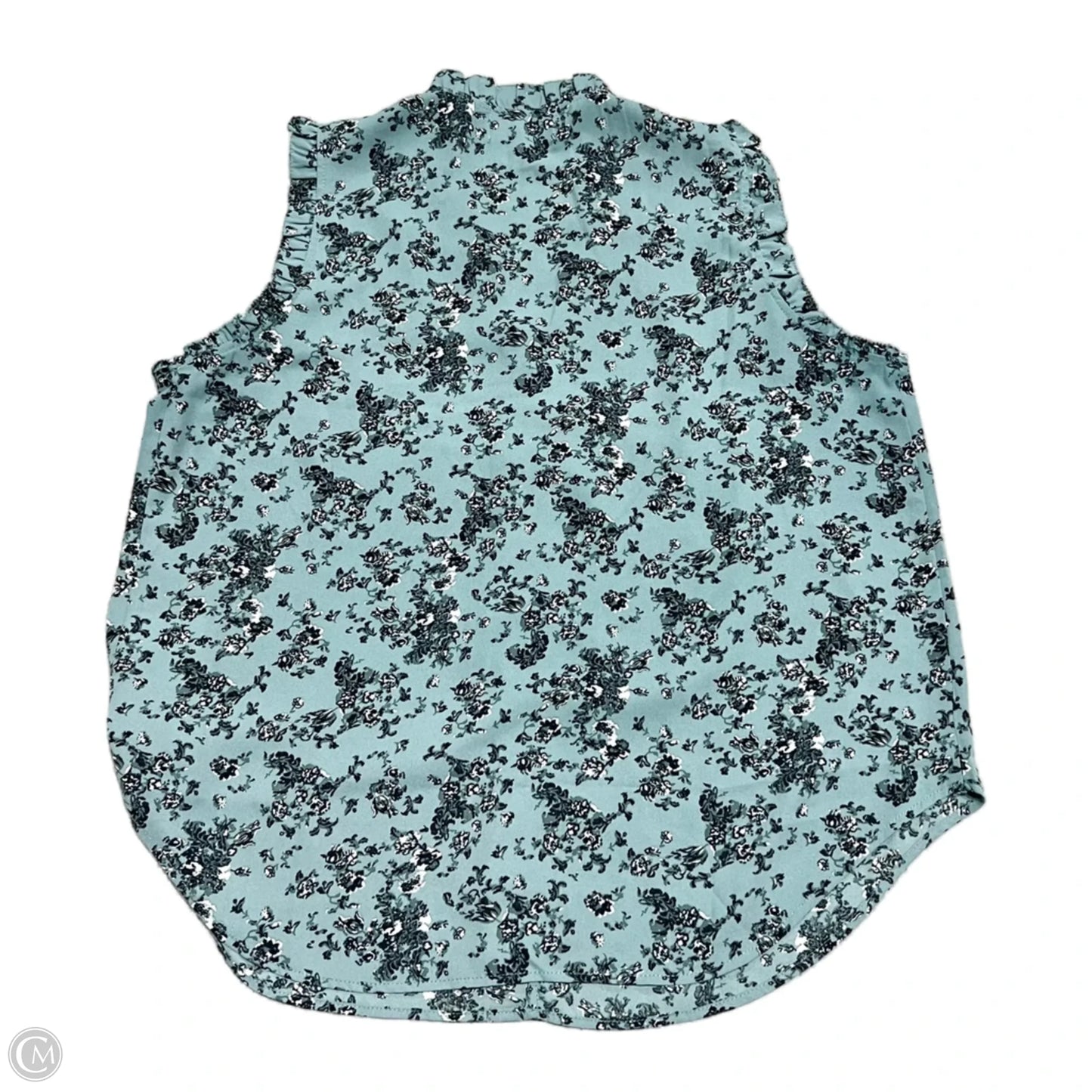 Top Sleeveless By Nordstrom In Black & Blue, Size: Xl