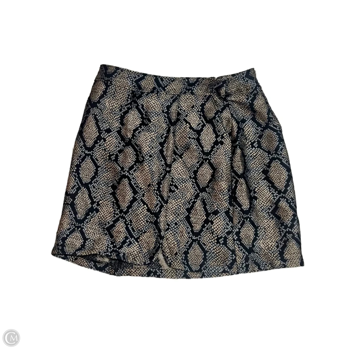 Skirt Mini & Short By Express In Snakeskin Print, Size: 6