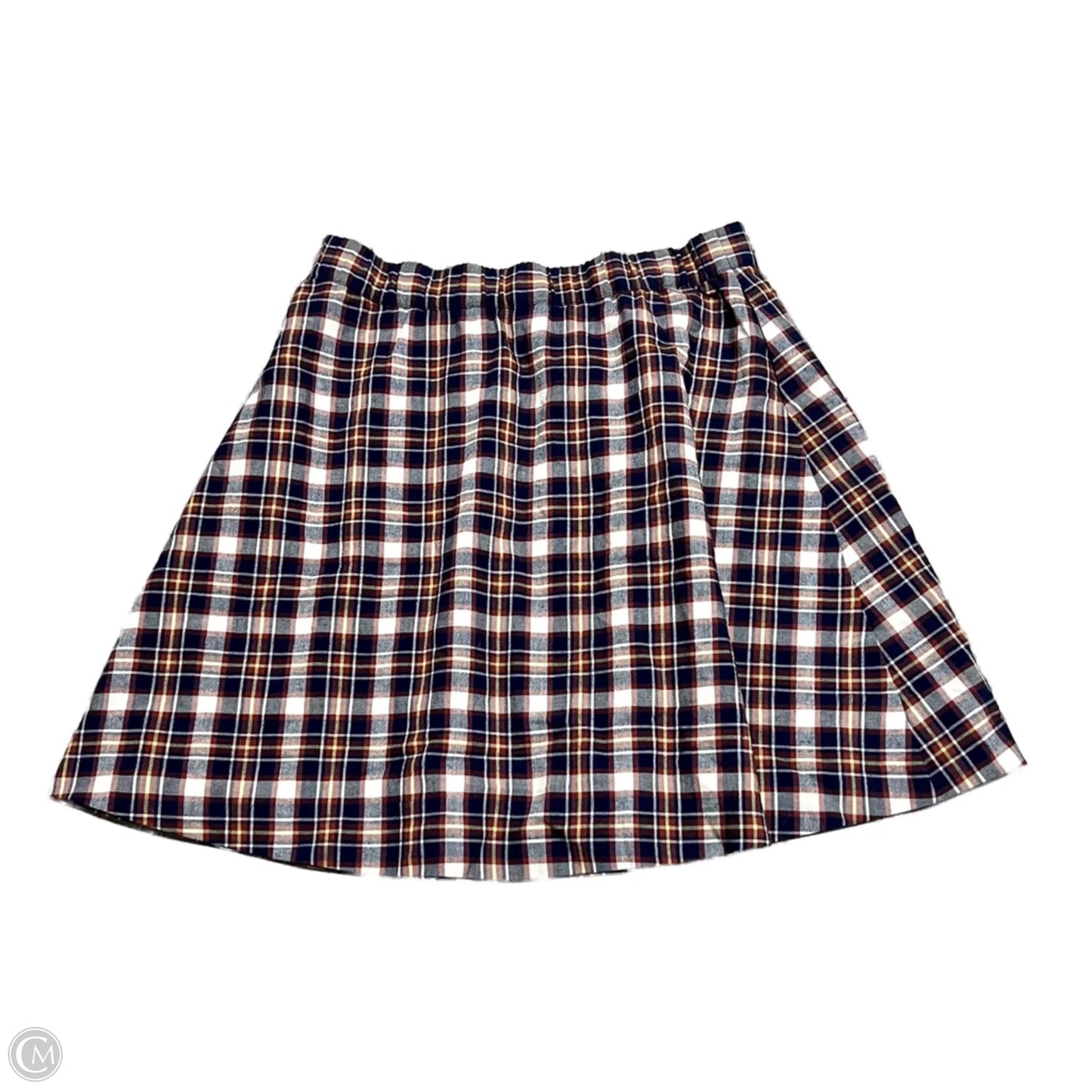 Skirt Mini & Short By J. Crew In Plaid Pattern, Size: S