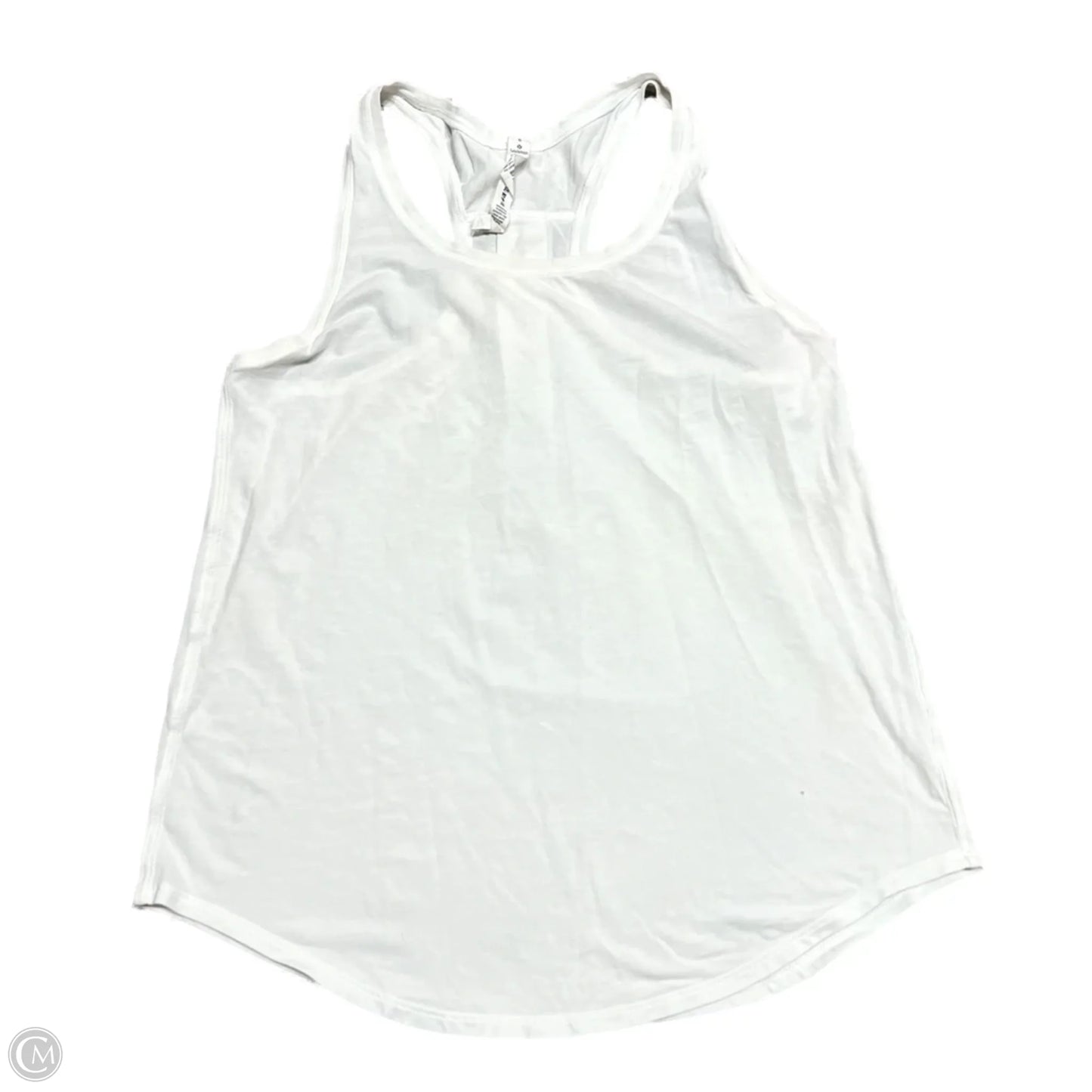 Athletic Tank Top By Lululemon In White, Size: S