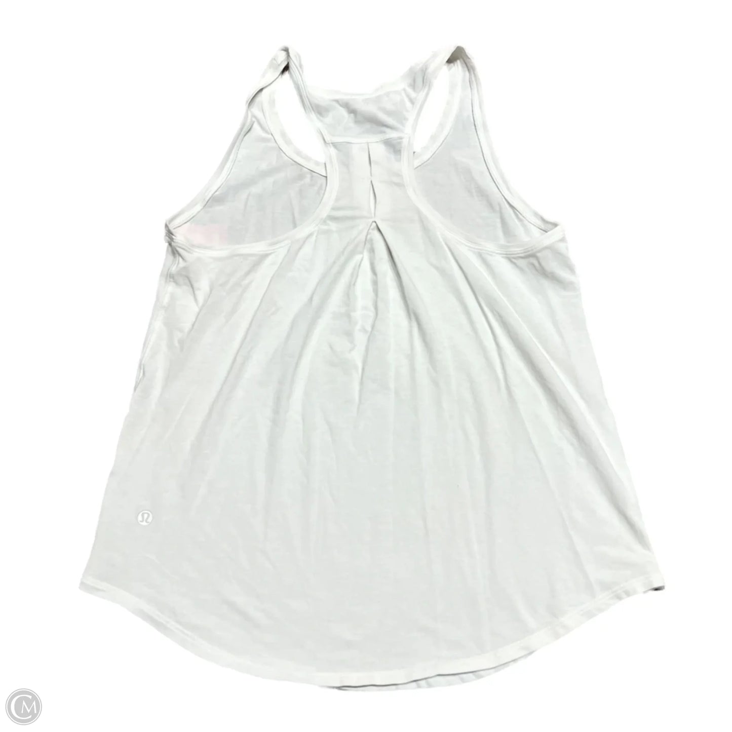 Athletic Tank Top By Lululemon In White, Size: S