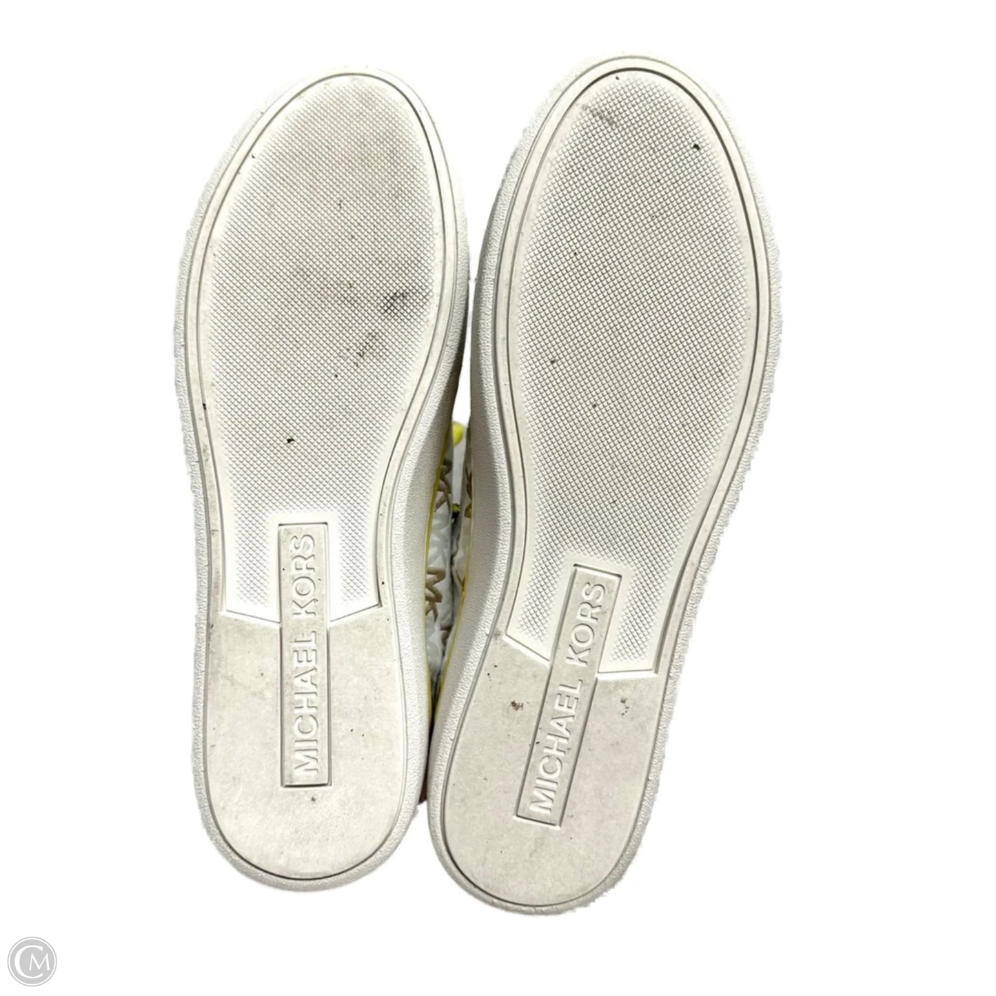 Shoes Sneakers By Michael By Michael Kors In Brown & Yellow, Size: 8