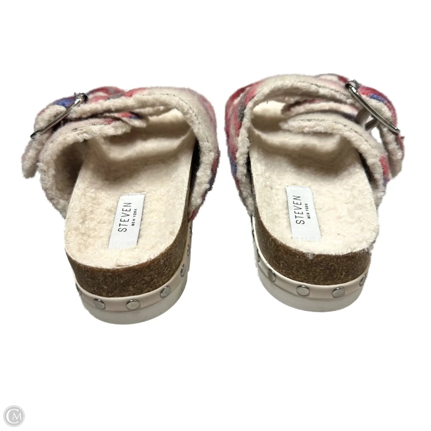 Sandals Flats By Steven In Blue Red & White, Size: 8