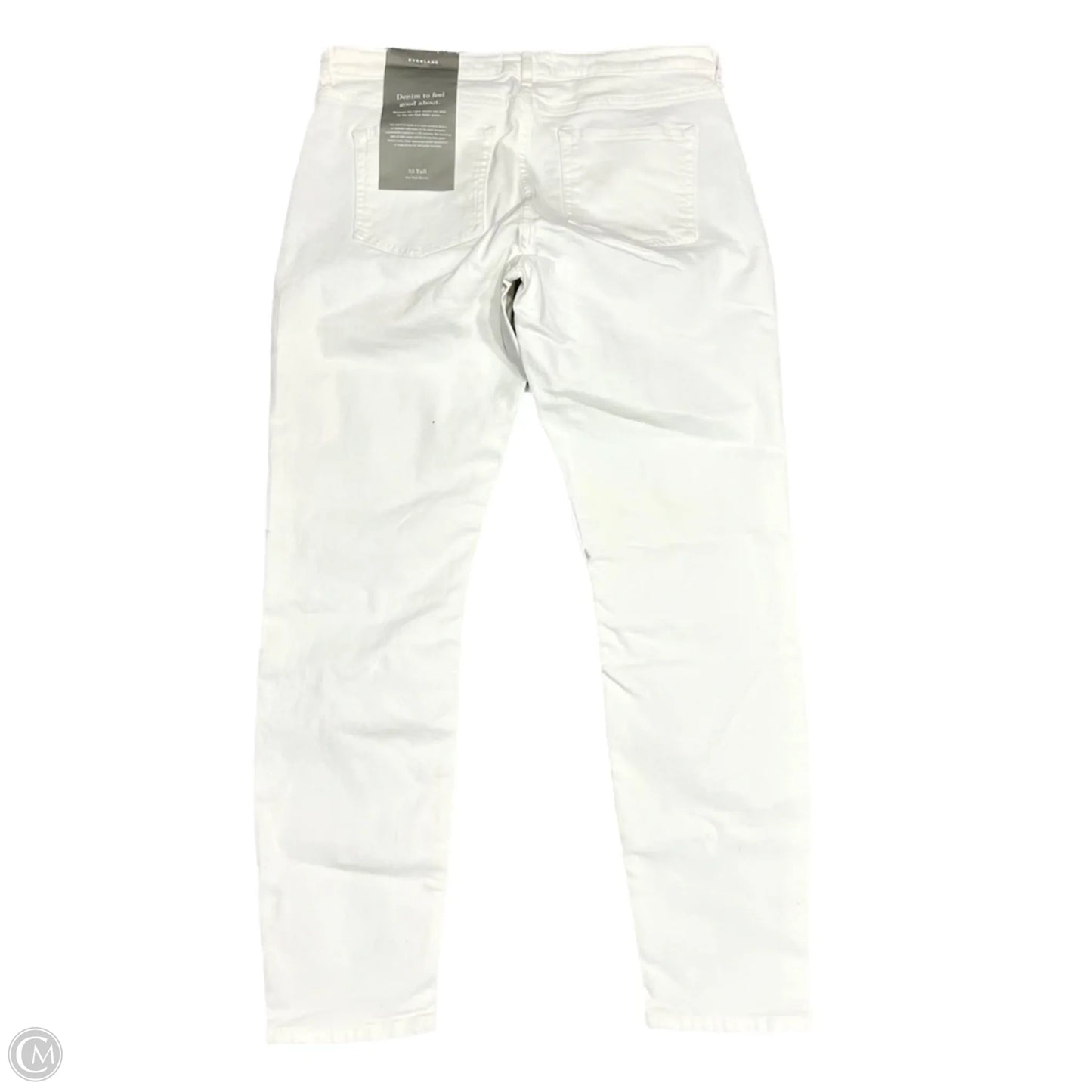 Jeans Skinny By Everlane In White, Size: 16