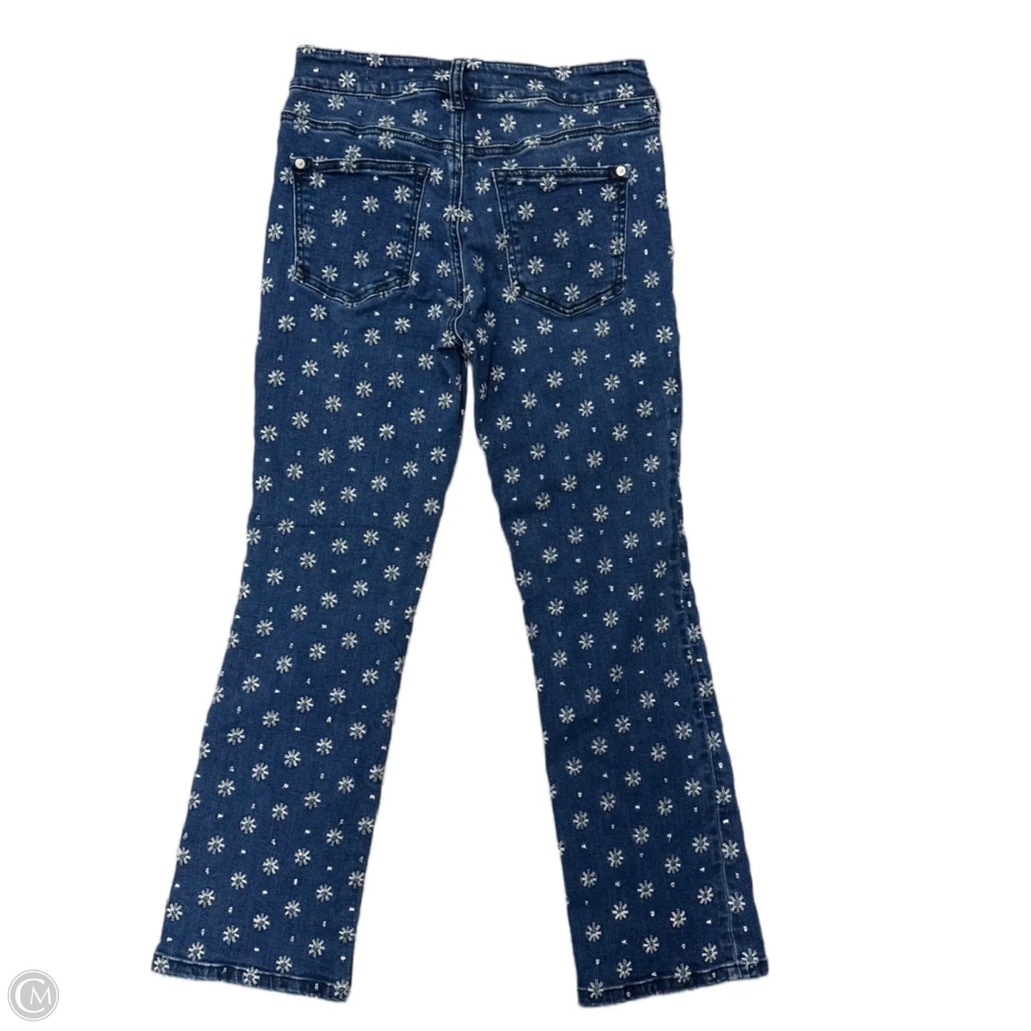 Jeans Skinny By Pilcro In Blue & White, Size: 2