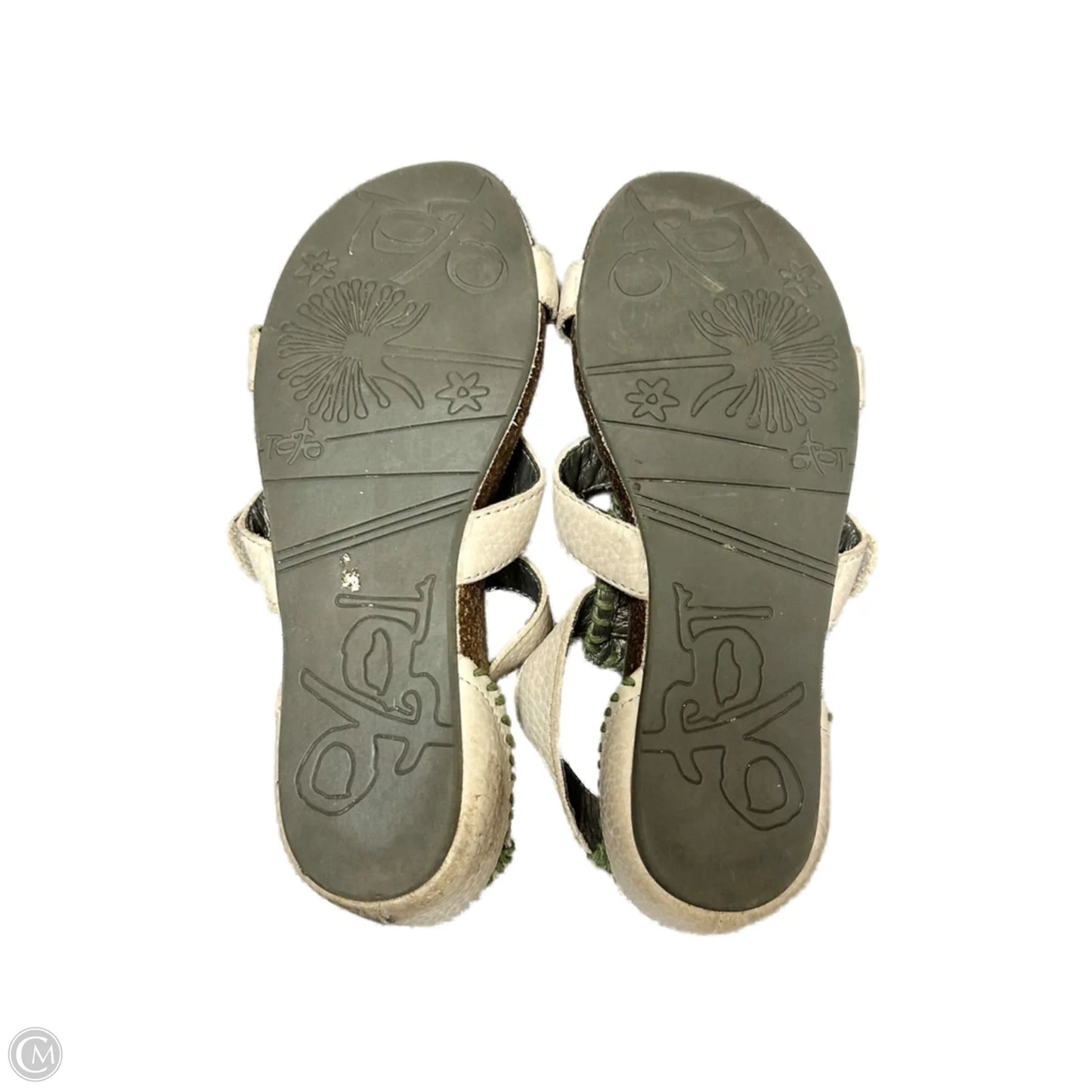 Sandals Flats By Toto In Cream, Size: 6