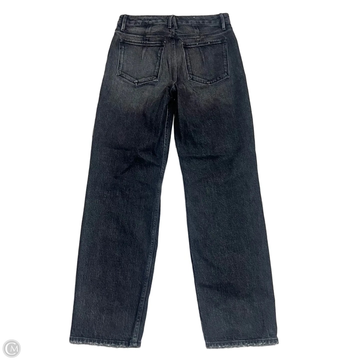 Jeans Wide Leg By Good American In Black, Size: 4