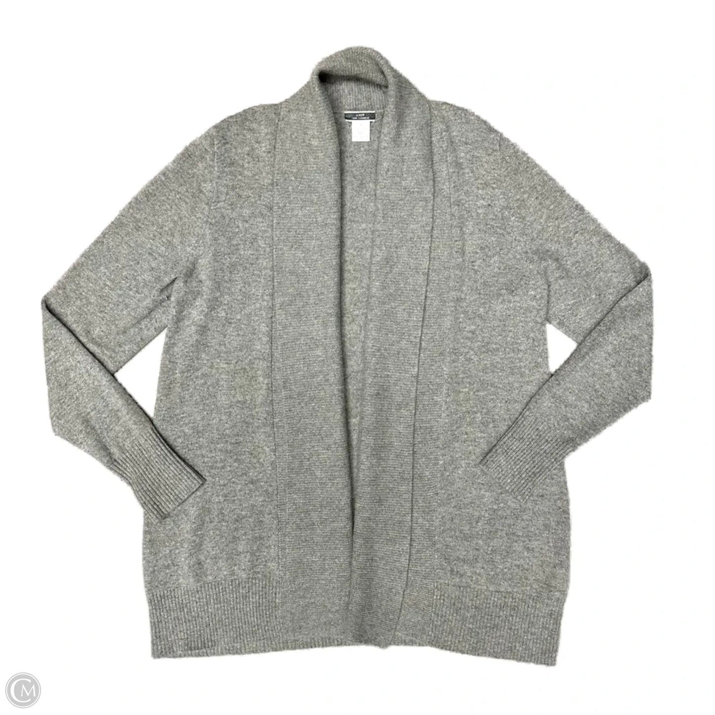 Sweater Cardigan Cashmere By J. Crew In Grey, Size: L