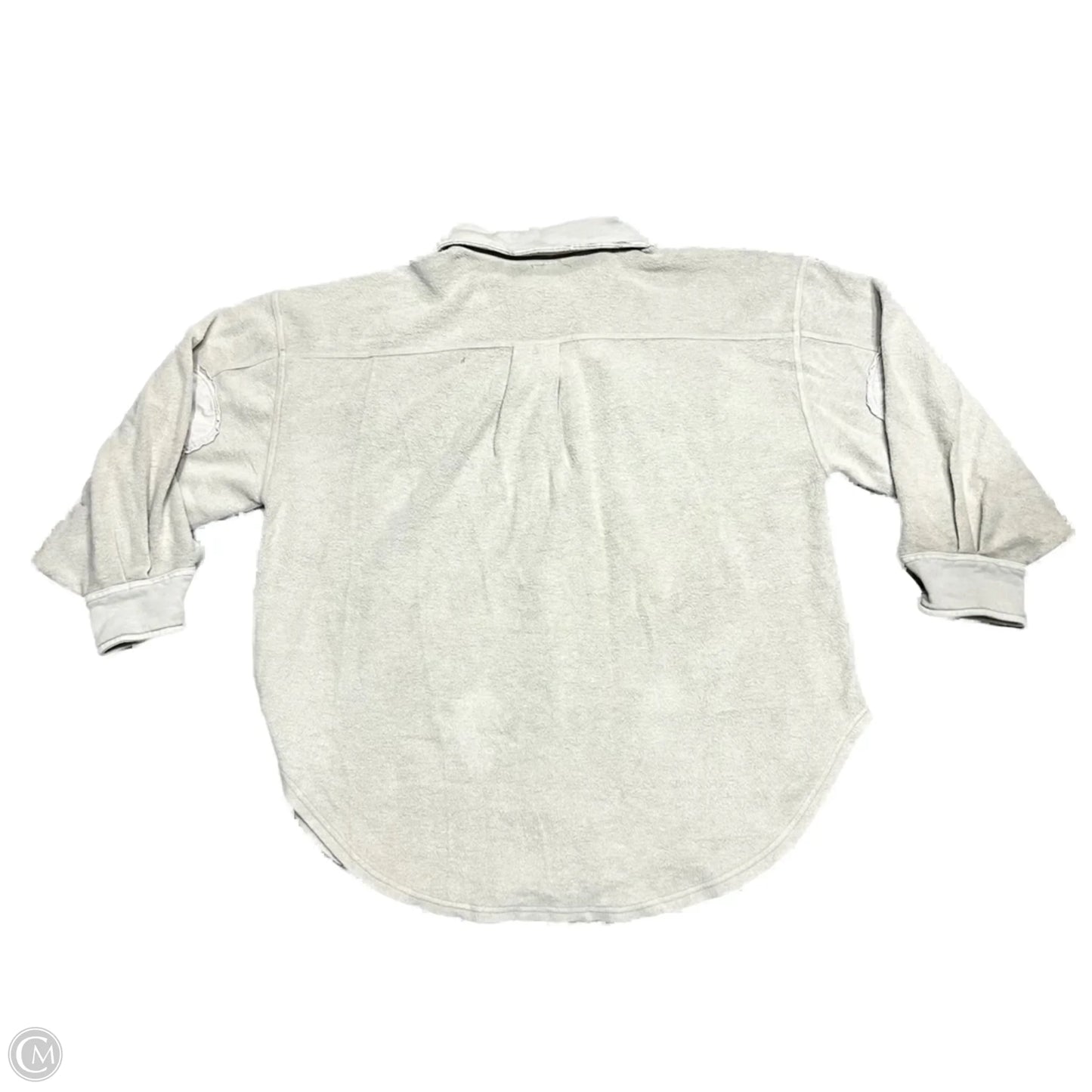 Jacket Shirt By Free People In Beige, Size: L